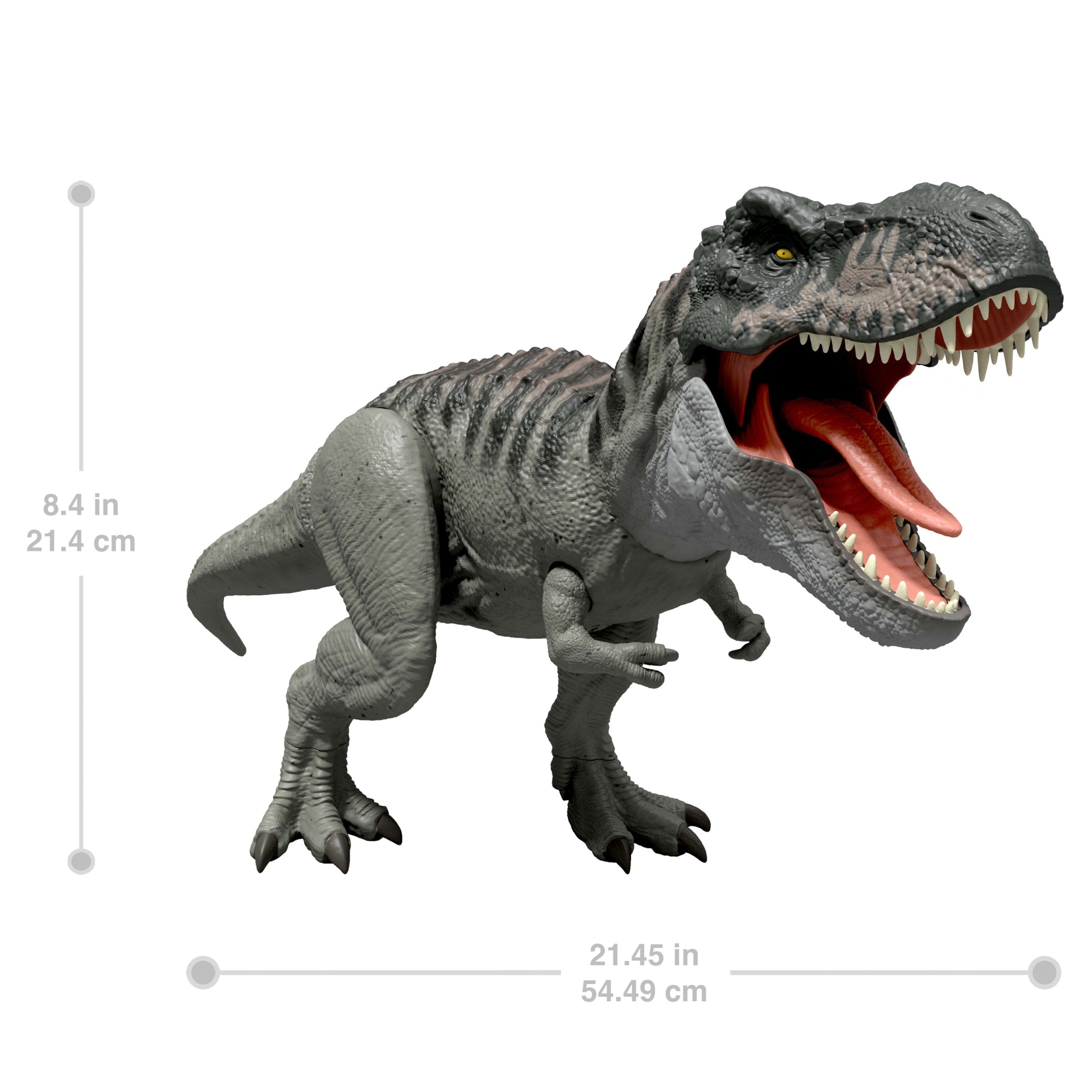 Jurassic World Rebirth Power Devour Tyrannosaurus Rex Dinosaur Figure. Constant Chomp Lights & Sound - Image 6