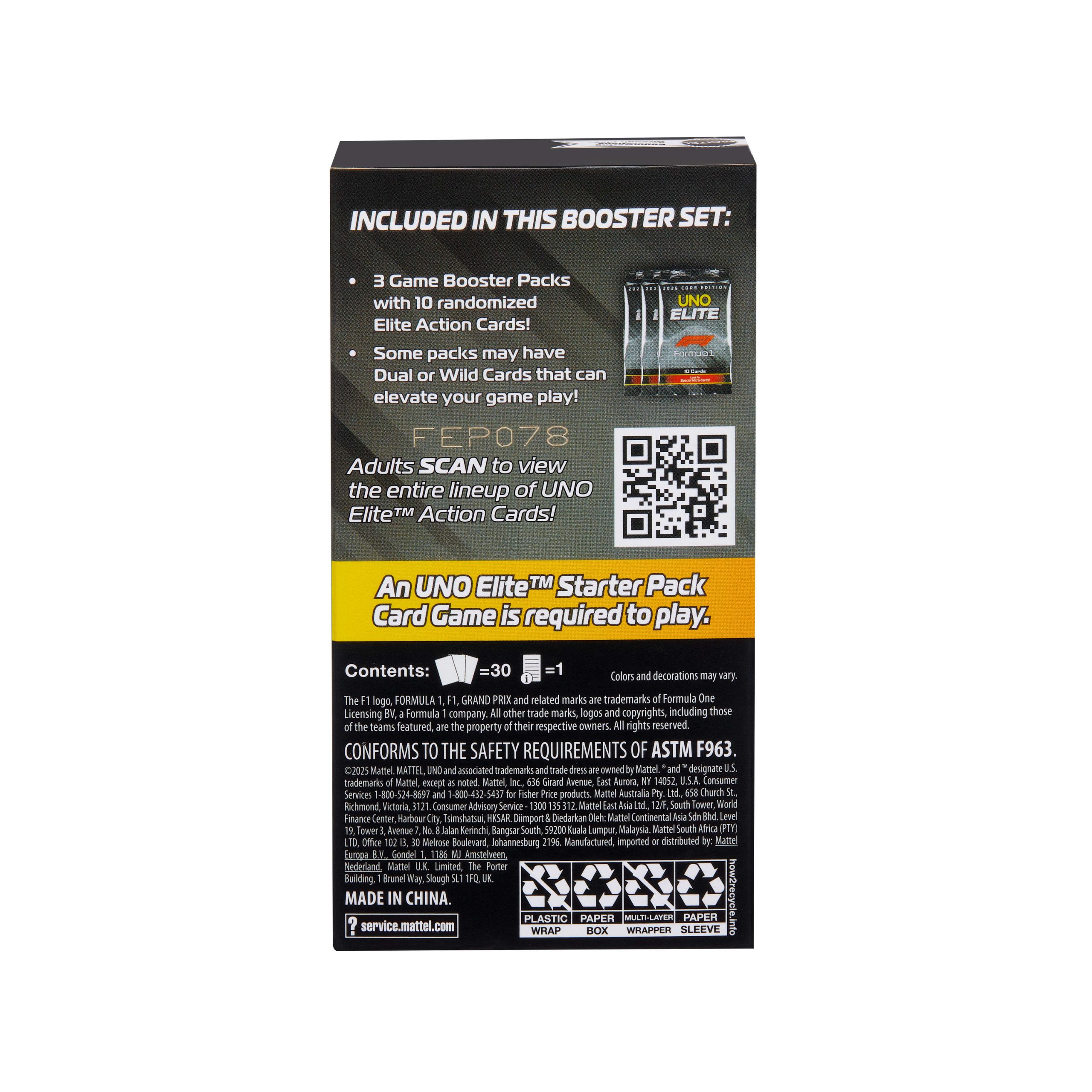 UNO Elite™ Formula 1® 2025 Core Edition Booster Set - Image 7