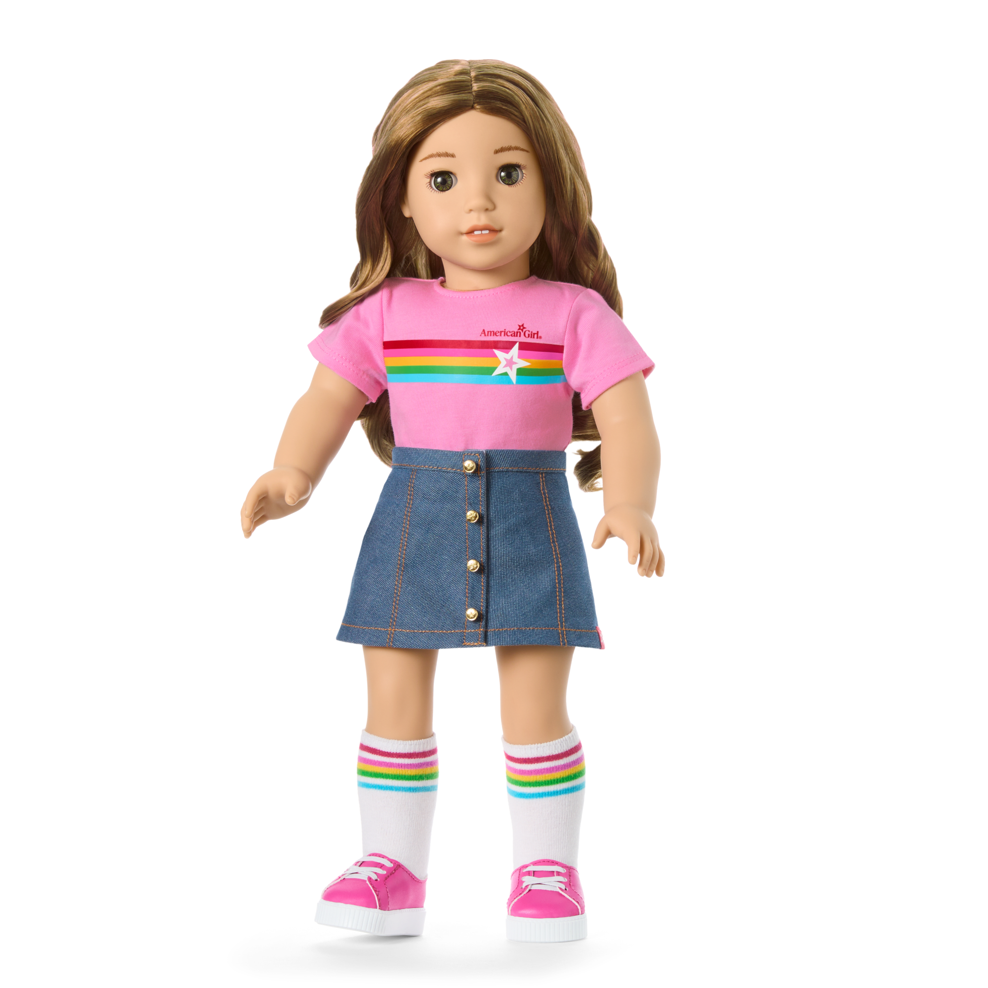 Truly Me™ 18-inch Doll #118 with curly caramel hair - Image 11