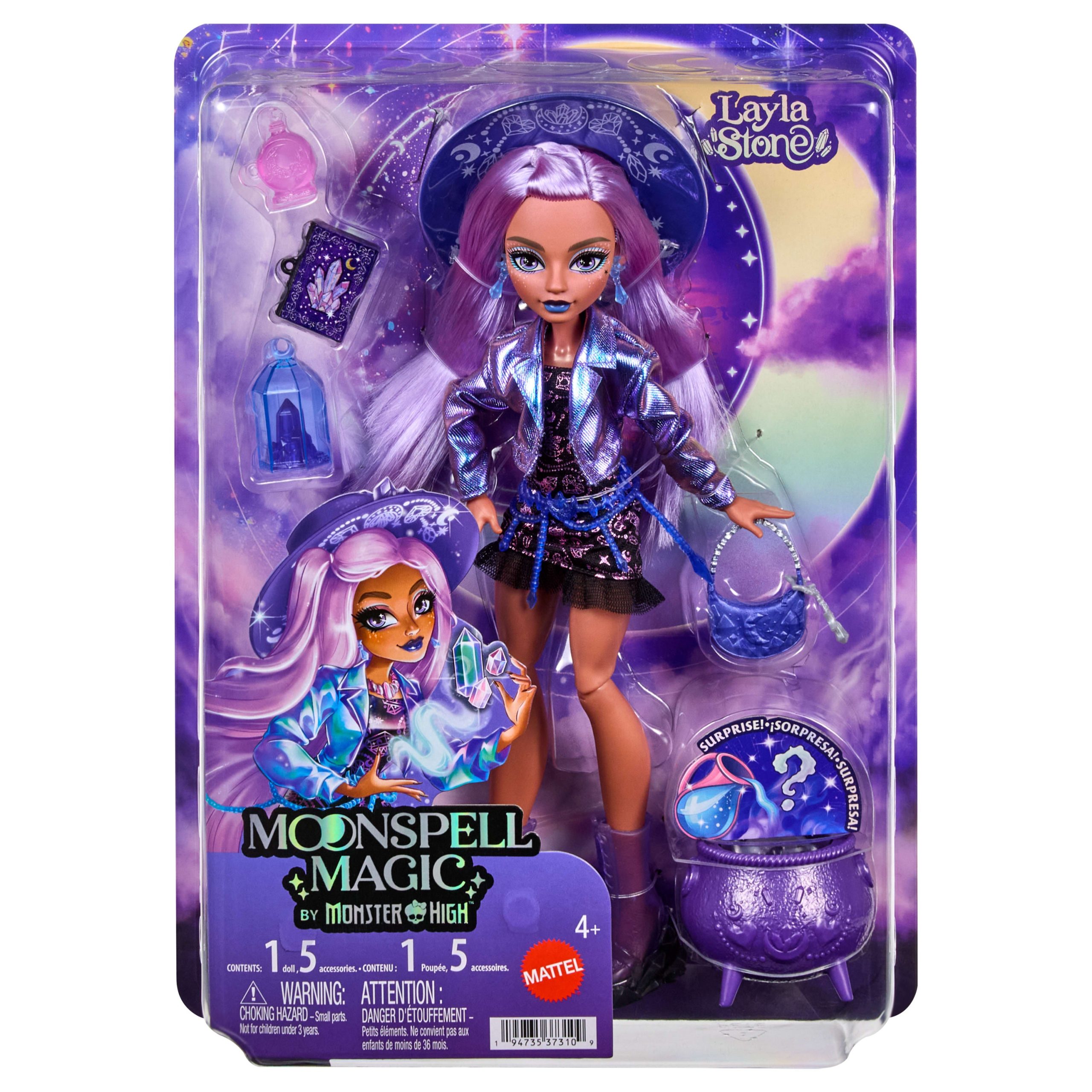 Monster High Moonspell Magic Muñeca Layla Stone - Image 6
