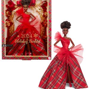 Barbie-Poupée Barbie Joyeux Noël2024-Poupée de Collection