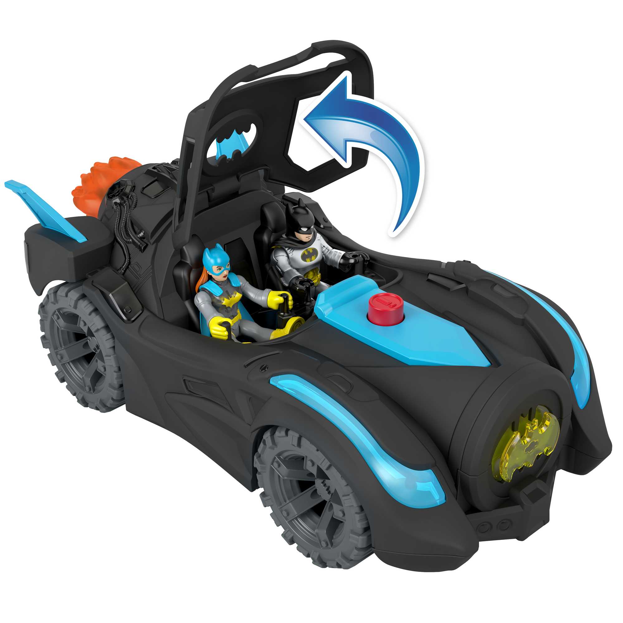 Imaginext DC Super Friends Vehículo de Juguete Batimóvil Luces y Sonido - Image 3