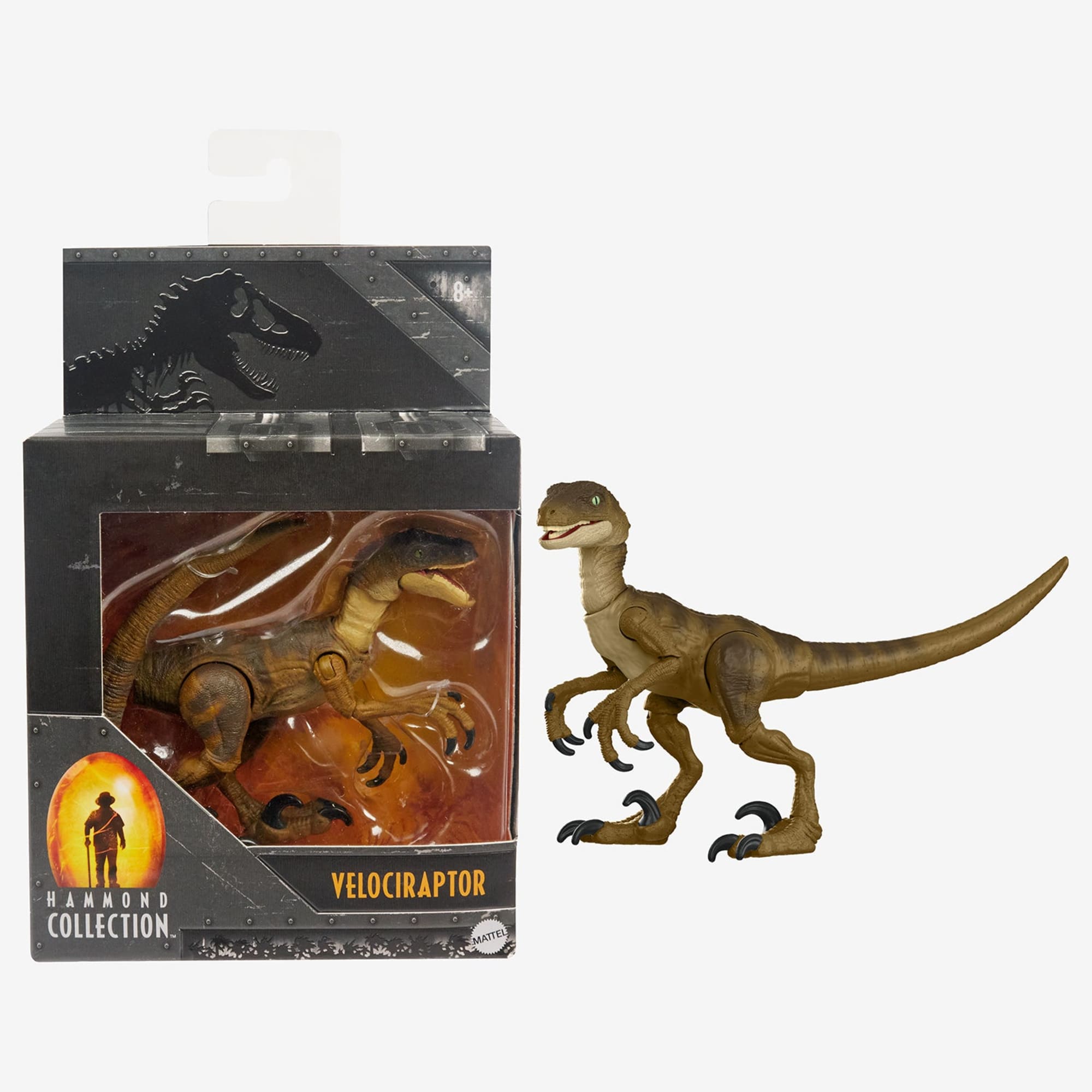Jurassic World Hammond Collection Velociraptor Figure - Image 5