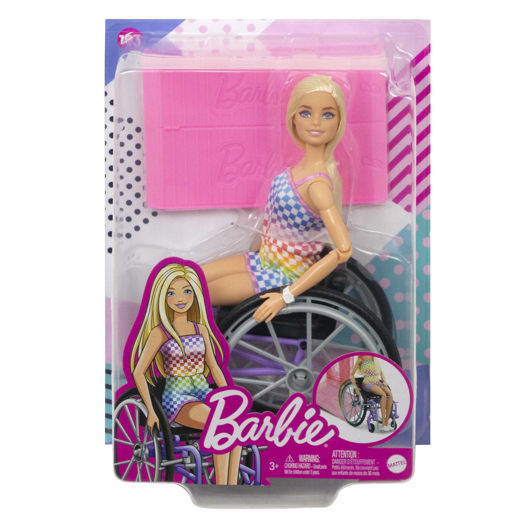 Barbie Doll With Wheelchair And Ramp. Blonde. Barbie Fashionistas - Image 6