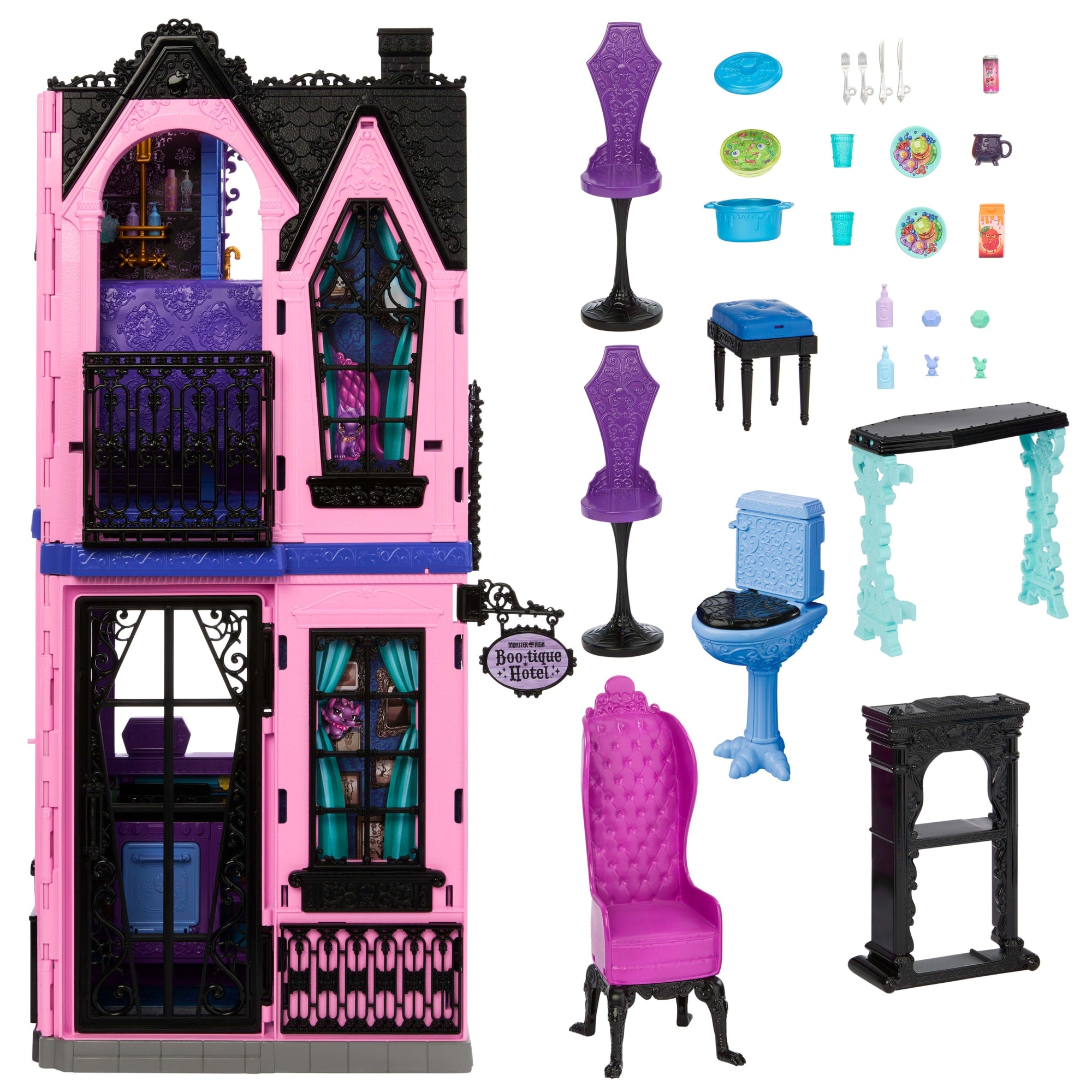 Monsterhigh-Hôtel Bouh-Tique-Maison de Poupée et Accessoires - Image 5