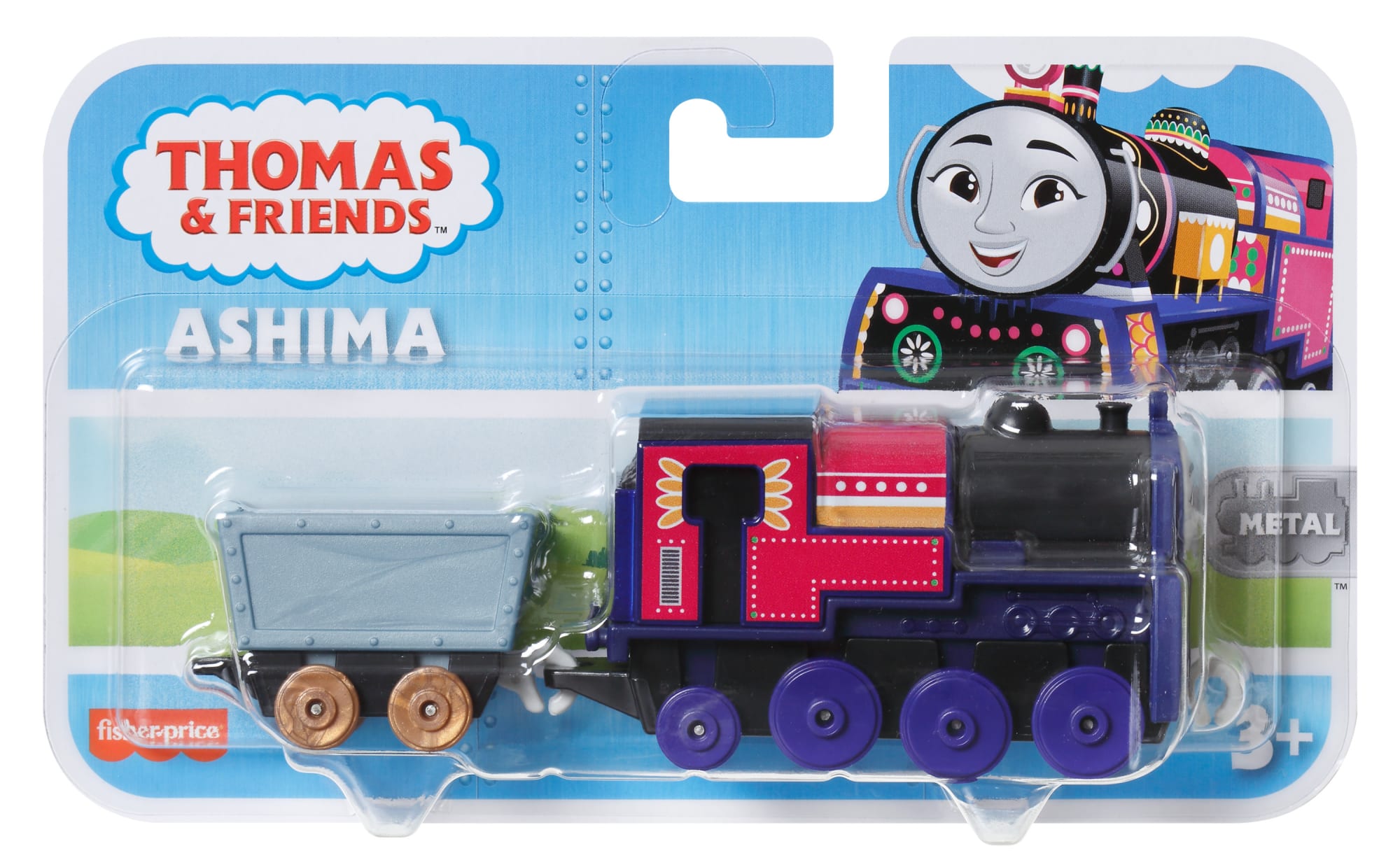 Thomas & Friends Toy Train. Ashima Diecast Push-Along Engine With Cargo. Preschool Toy - Image 6