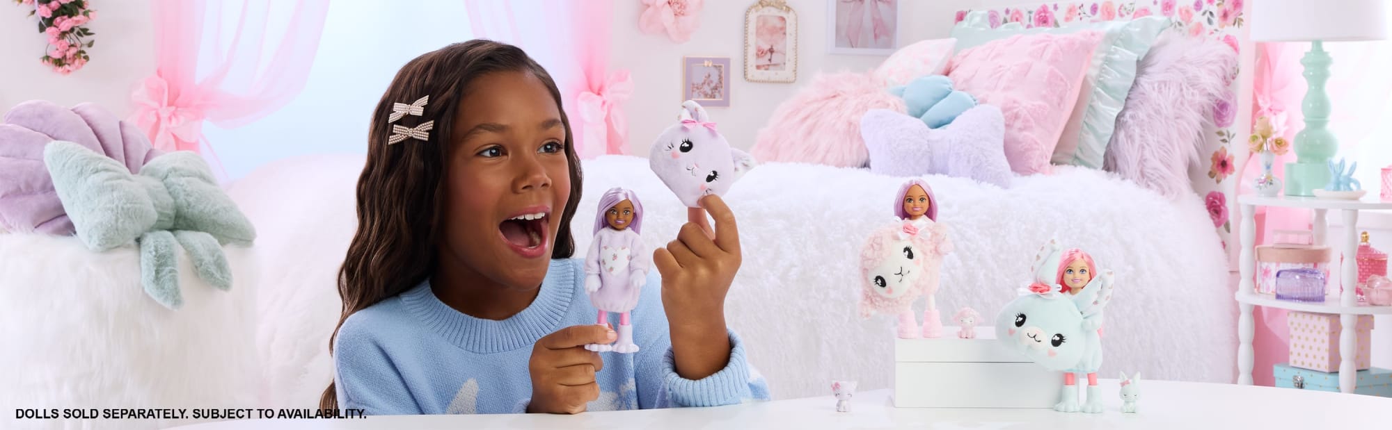 Barbie Cutie Reveal Care Bears Chelsea Small Dolls & Accessories. Series 2 - Image 2