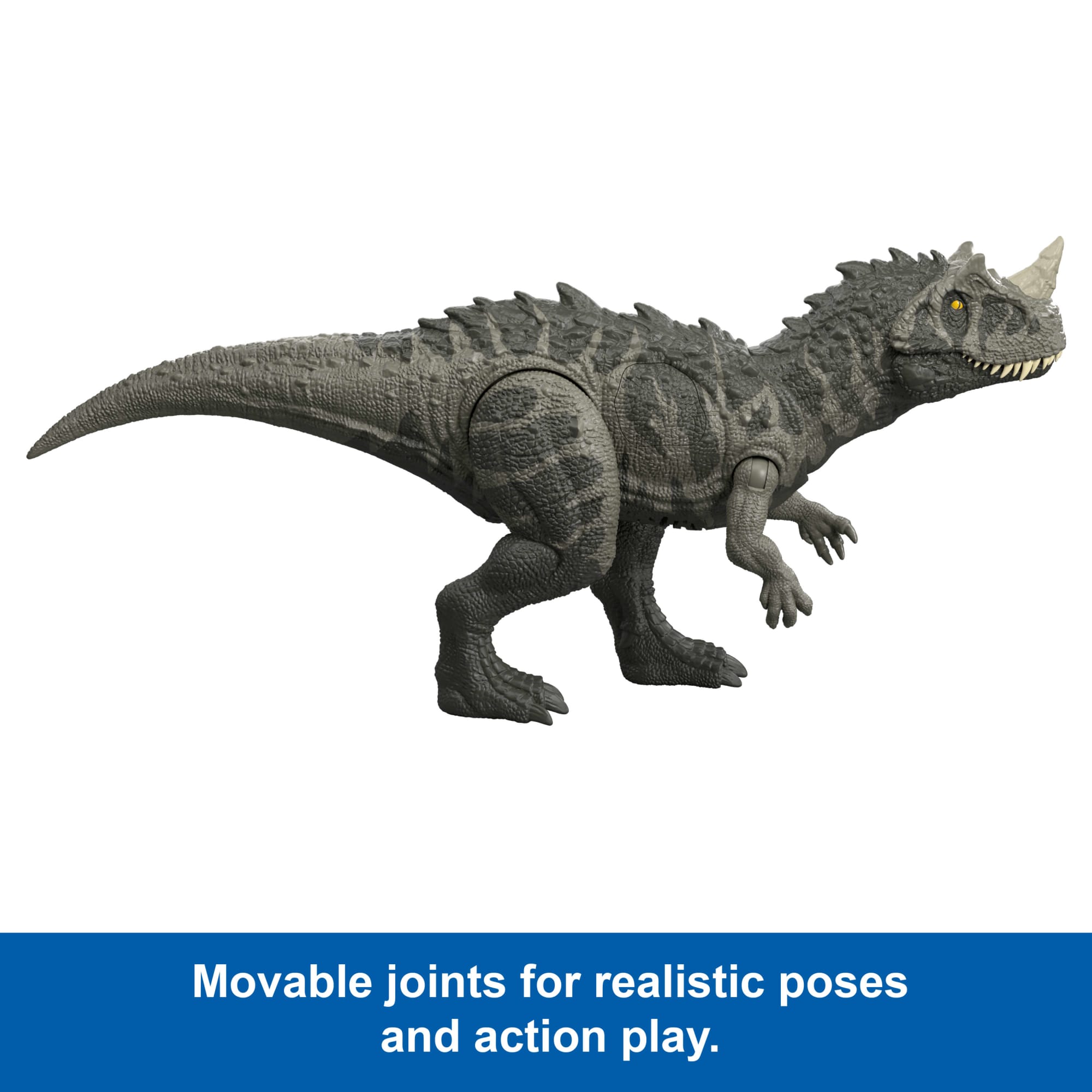 Jurassic World Wild Roar Ceratosaurus Dinosaur Action Figure Toy. Attack. Light & Sound. Scan Code - Image 4