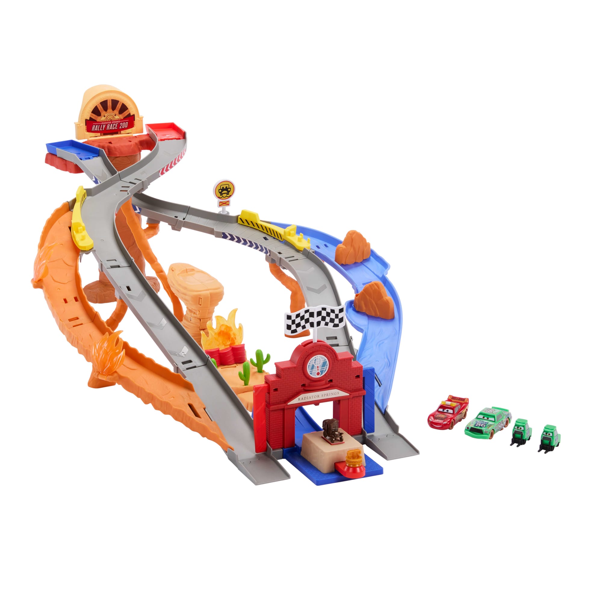 Cars Coffret Piste de Course Rescue Road Course de Radiator Springs - Image 6