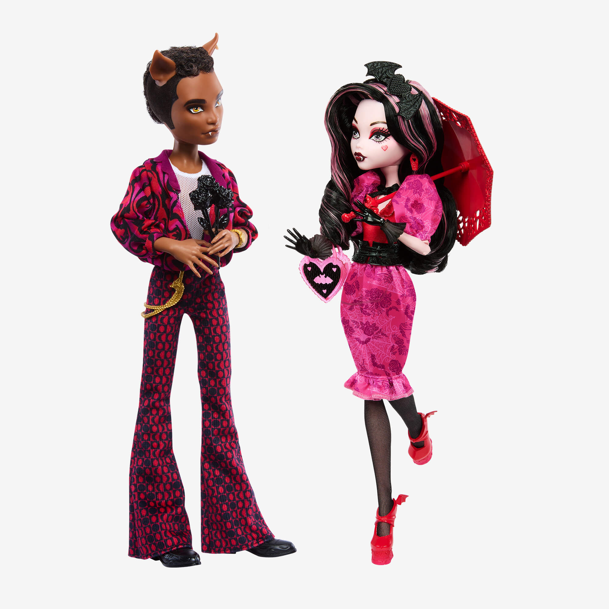 Monster High Draculaura and Clawd Wolf Howliday Love 2-Pack - Image 2