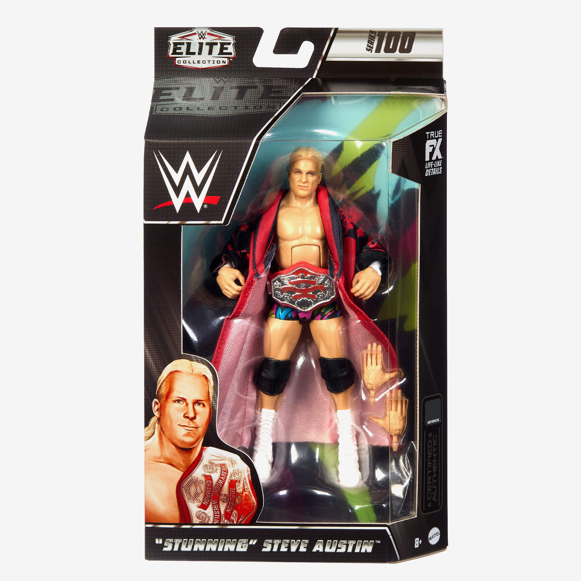 WWE Elite Collection Stunning Steve Austin Action Figure - Image 6