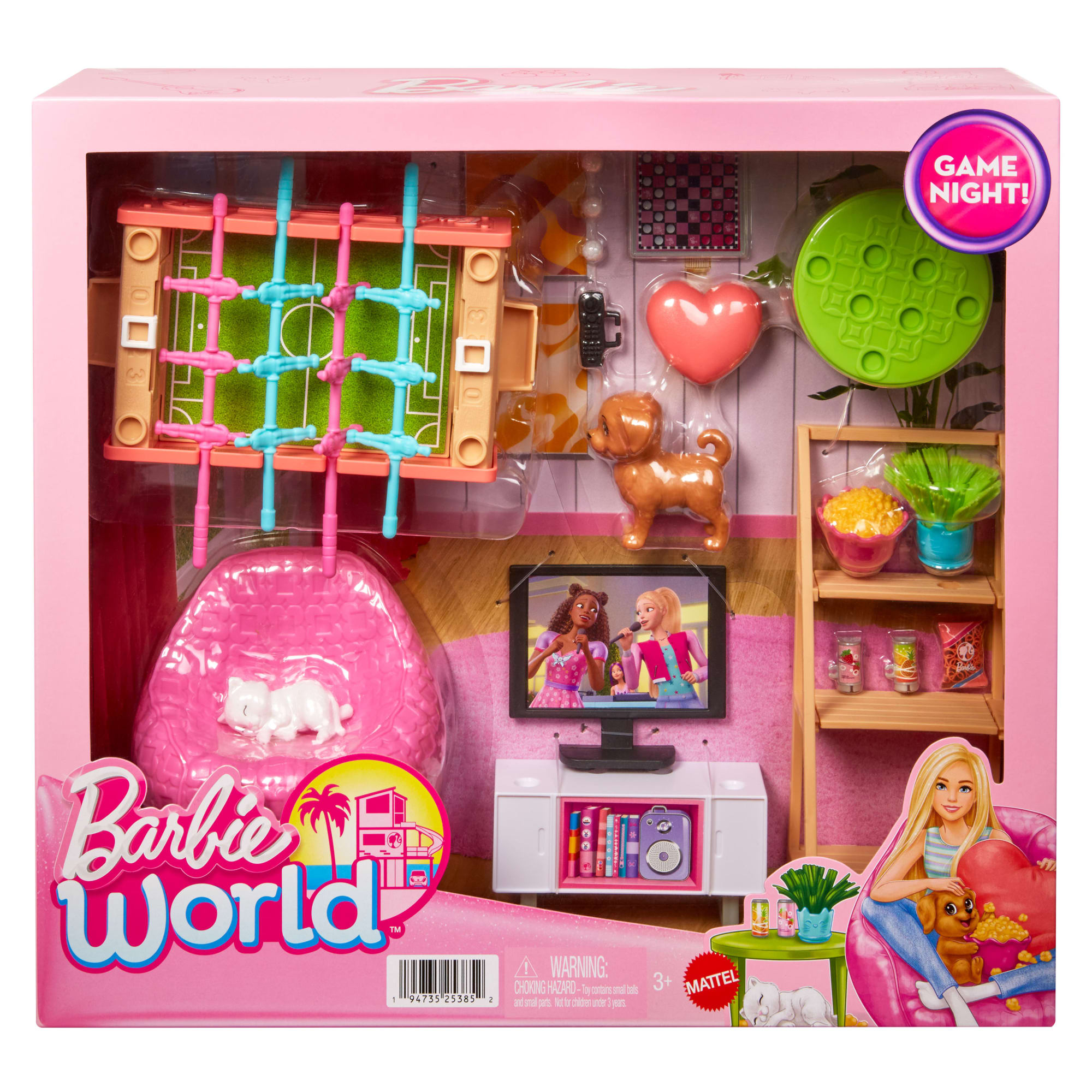 Barbie® Barbie World™ Coffret de Jeu Avec Accessoires Soirée de Jeux - Image 5