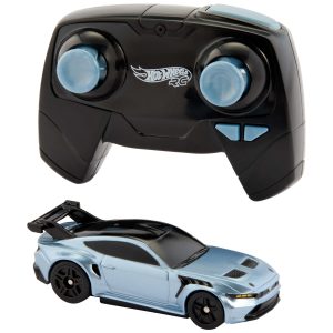 Hot Wheels RC 1:64 Scale Ford Mustang Gtd. Battery-Powered Remote-Control Toy Car