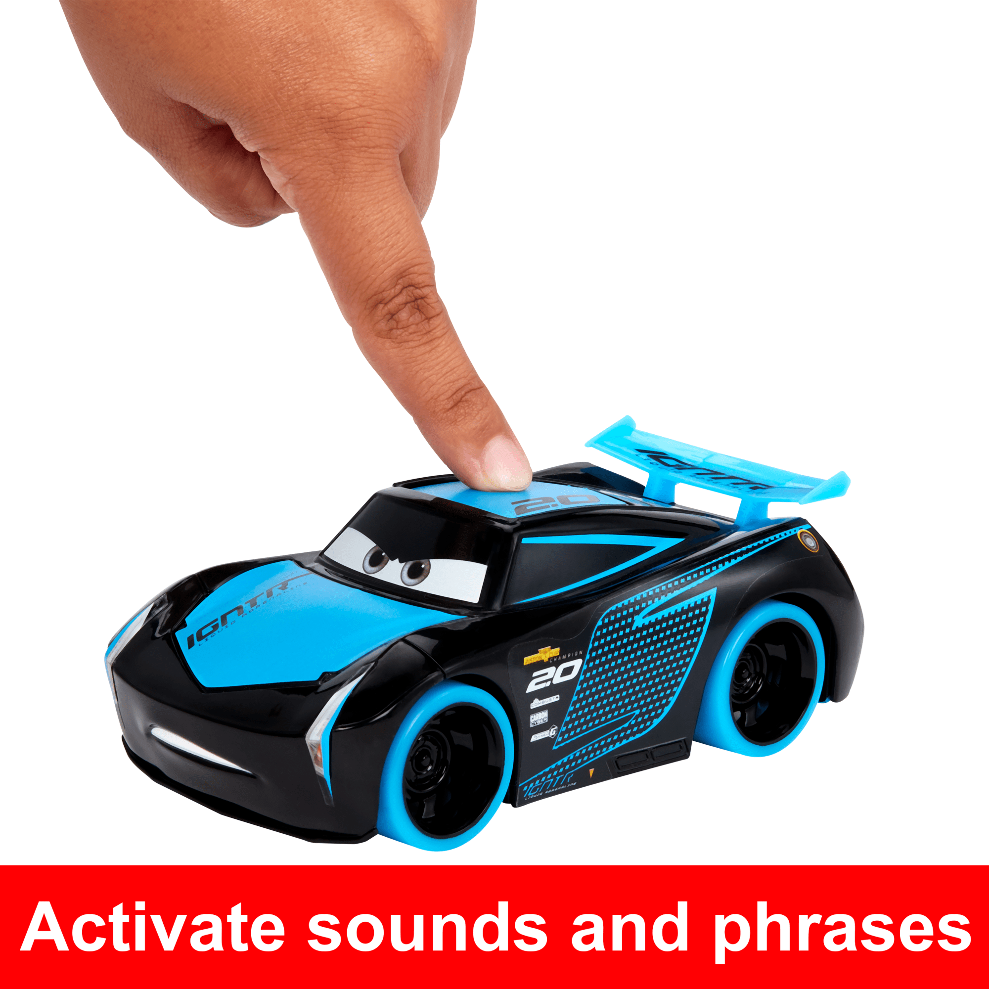 Disney And Pixar Cars Track Talkers Glow Racers Lightning Mcqueen & Jackson Storm 2-Pack - Image 4