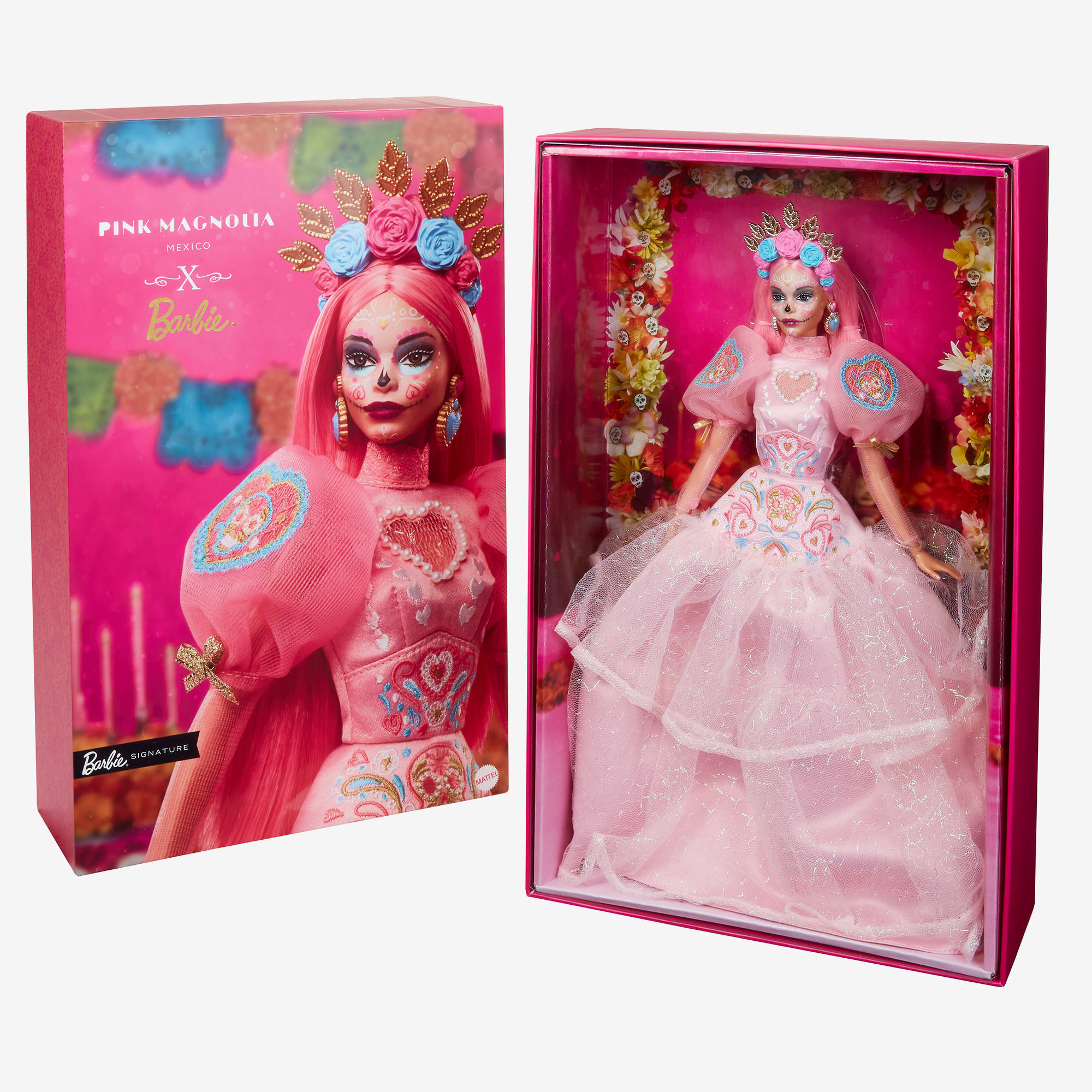 2023 Día De Muertos Barbie x Pink Magnolia Doll - Image 17