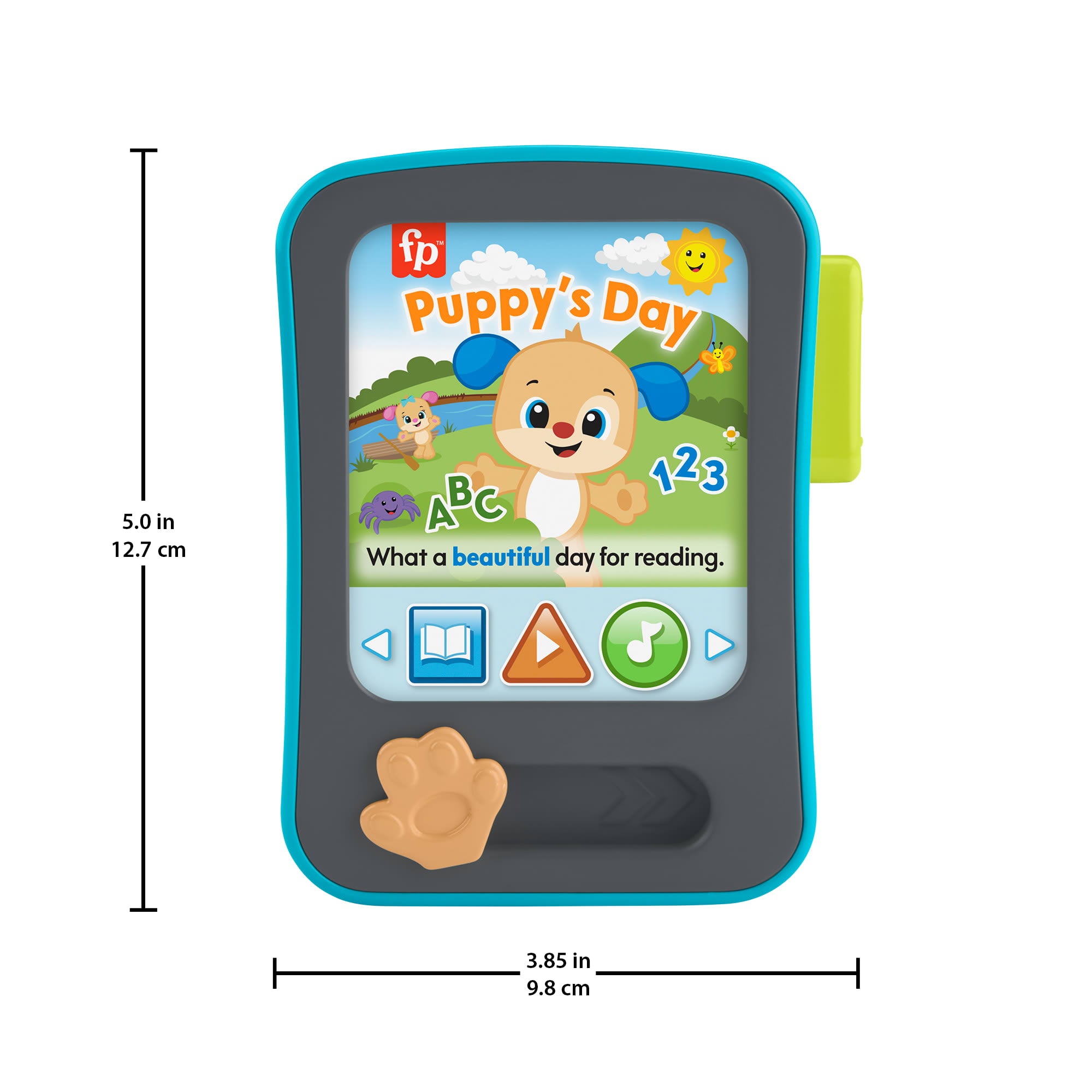 Fisher-Price Laugh & Learn Puppy's Storytime Reader Baby Electronic Learning Toy With Music & Lights - Image 5