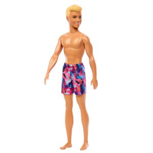 Barbie Ken Poupée. Cheveux Blonds. Maillot de Bain Violet