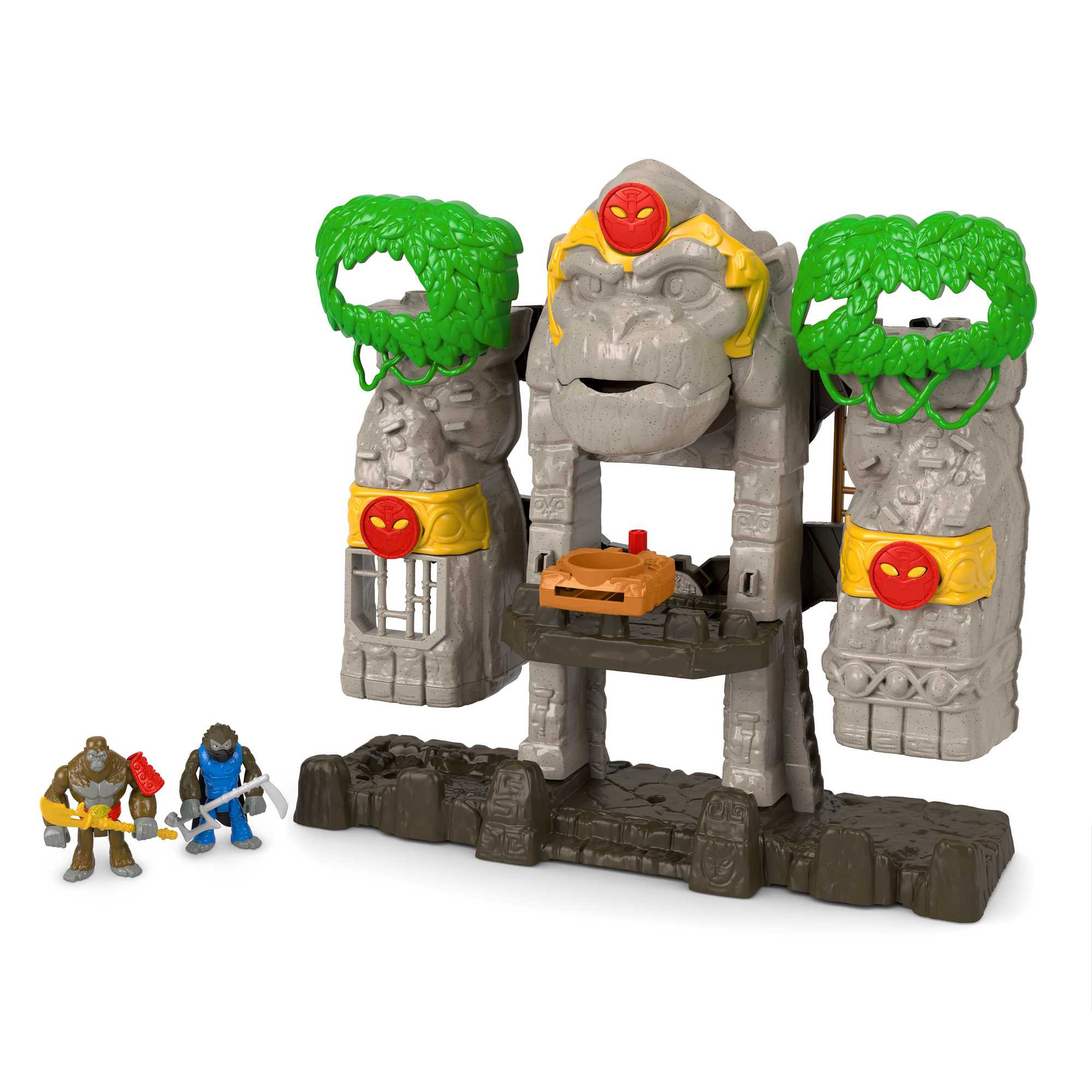 Imaginext Gorilla Fortress Playset With Toy Figures And Accessories. Preschool Toys