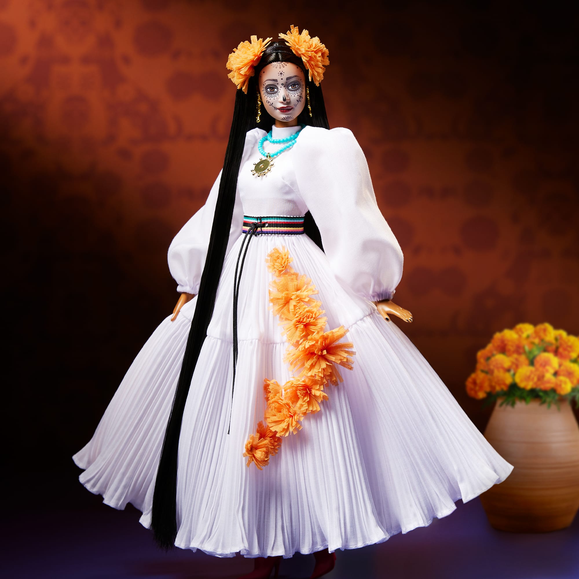 Barbie x Kris Goyri Día De Muertos Doll - Image 7