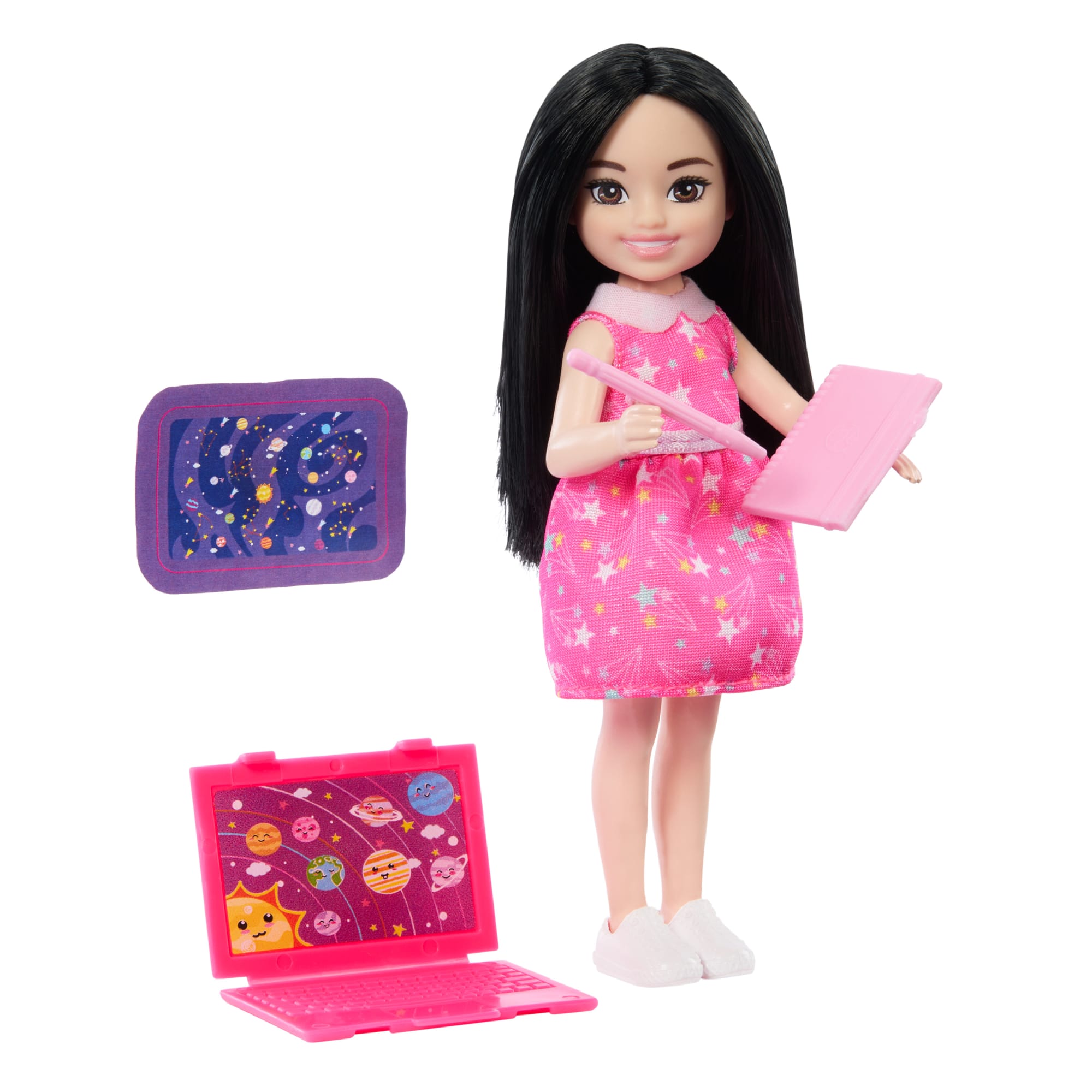Barbie Chelsea Astronomer Doll & Accessories Set. Career-Themed Brunette Small Doll - Image 4