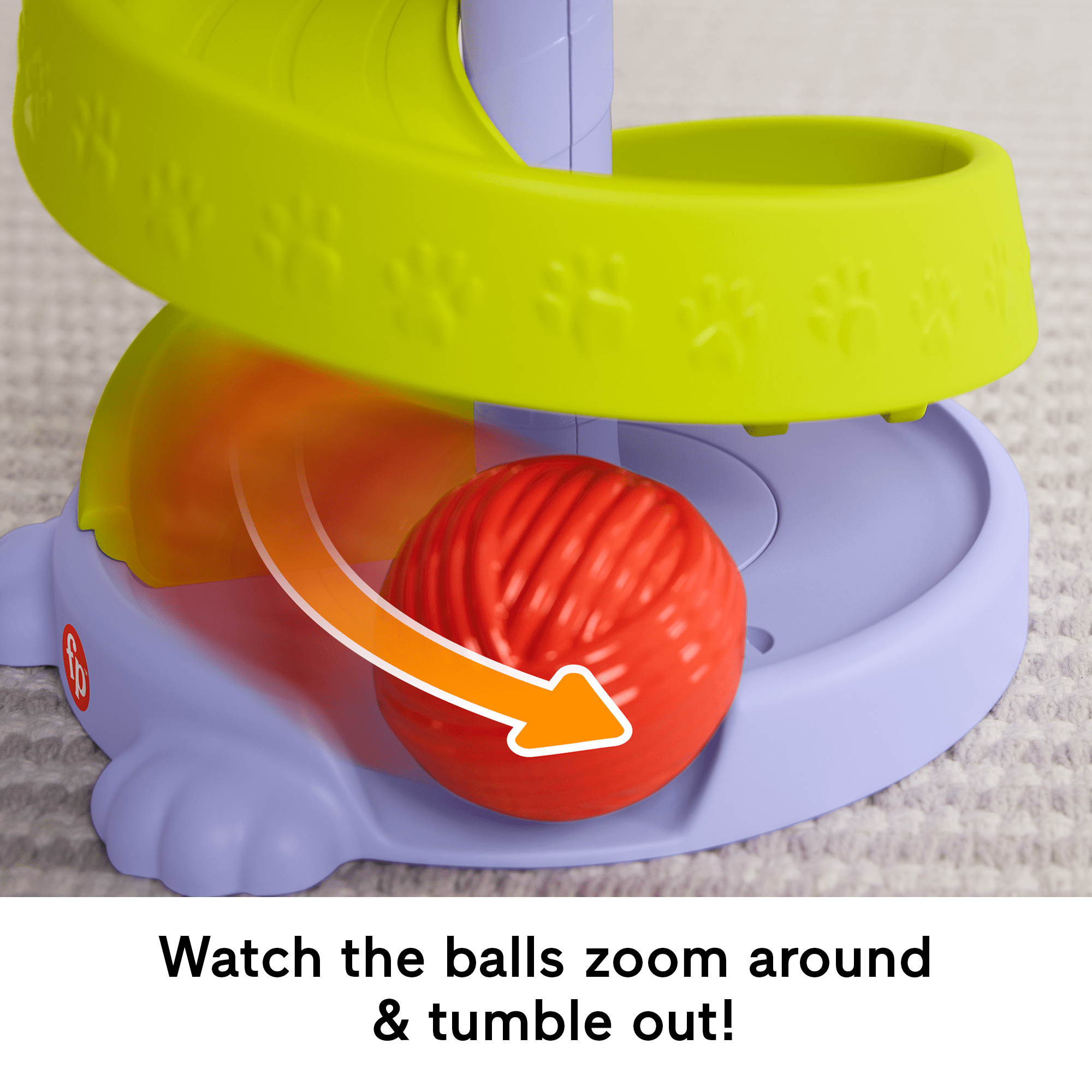 Fisher-Price Fp Pets Purrr-Fect Ball Tower Developmental Toy For Babies & Toddlers - Image 4