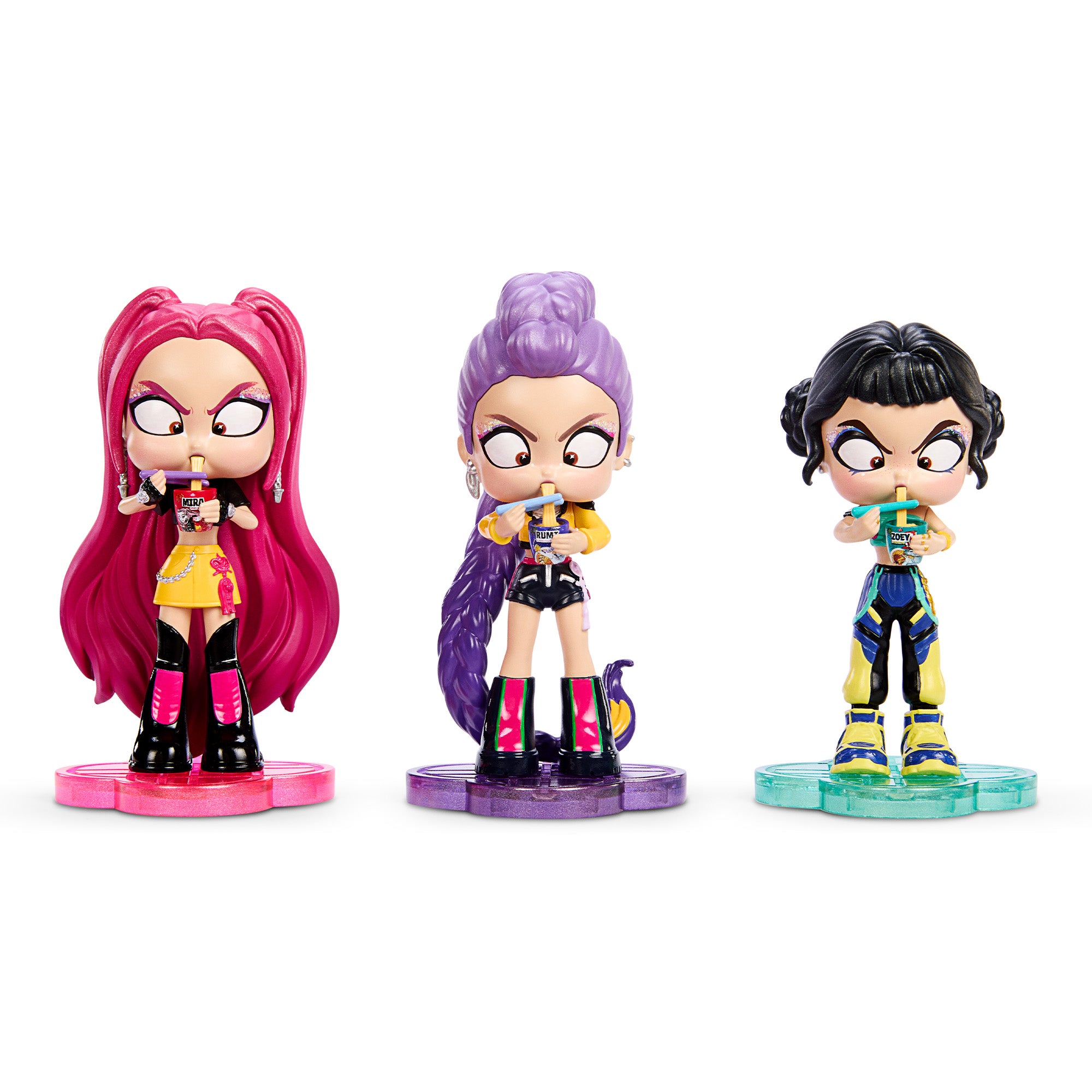 KPop Demon Hunters How It's Done Ramyeon Figure 3-Pack