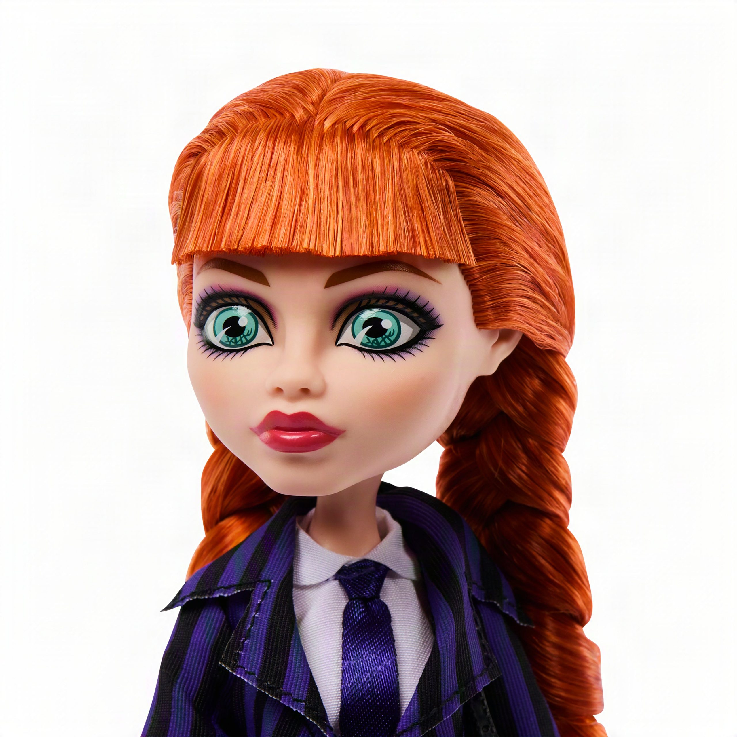 Monster High X Mercredi Poupée Agnes demille Uniforme Violet - Image 2