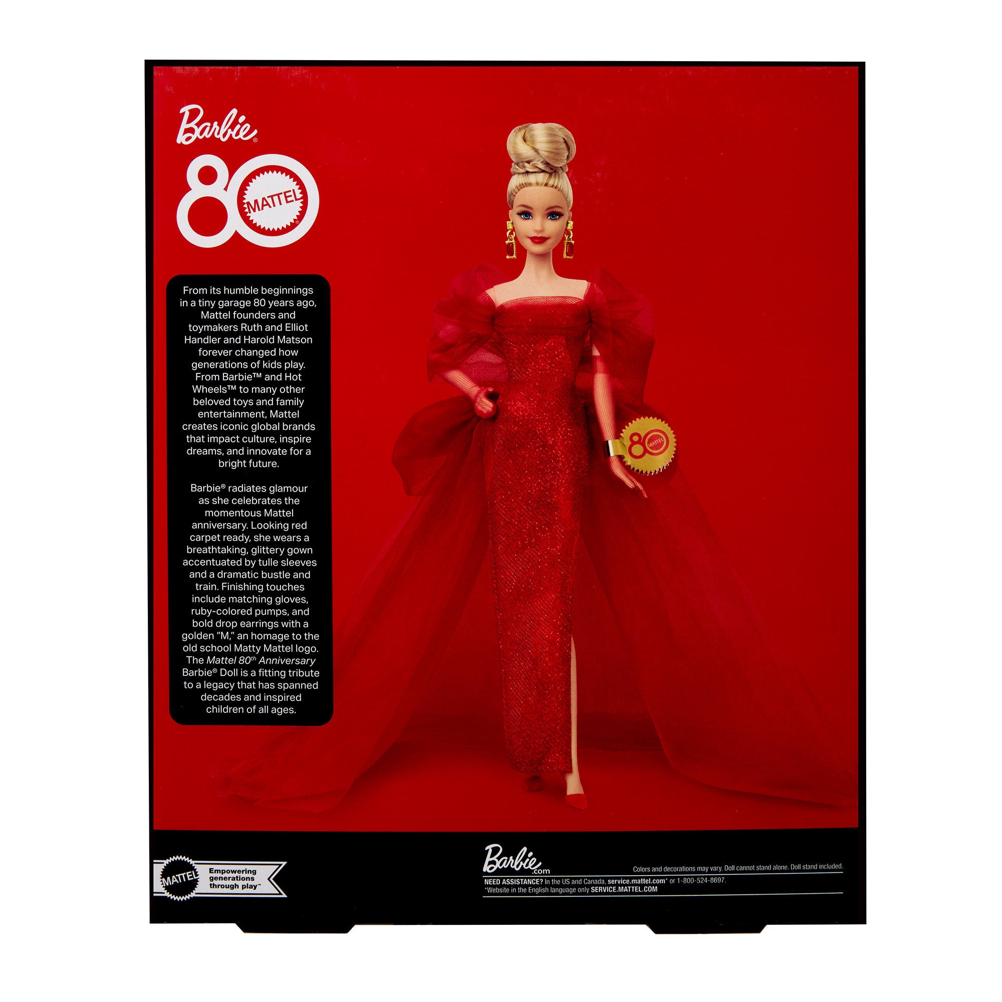 Barbie Mattel 80th Anniversary Doll – Blonde - Image 20
