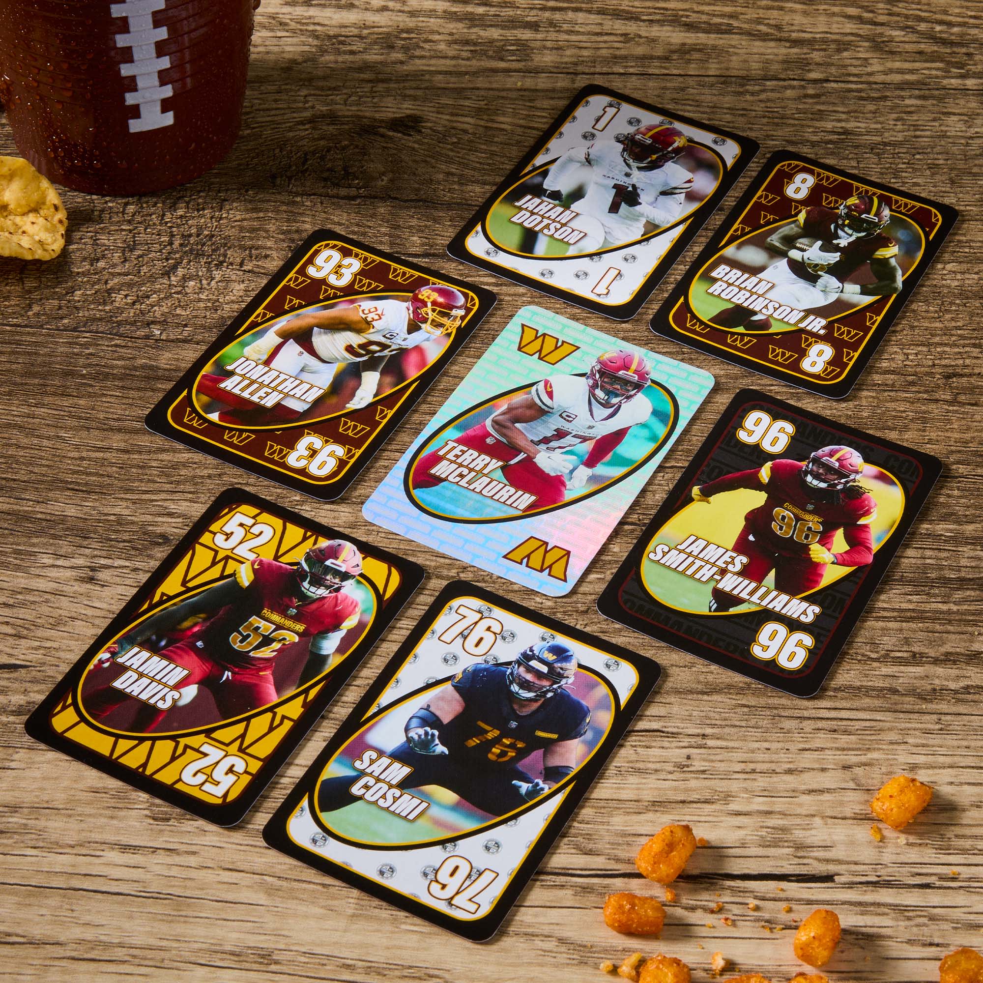 UNO Fandom NFL Washington Commanders Game Deck - Image 4