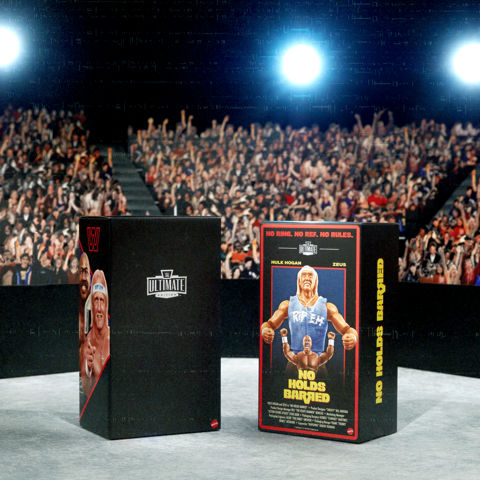 WWE No Holds Barred Ultimate Edition Hulk Hogan & Zeus Collectible Figures - Image 8