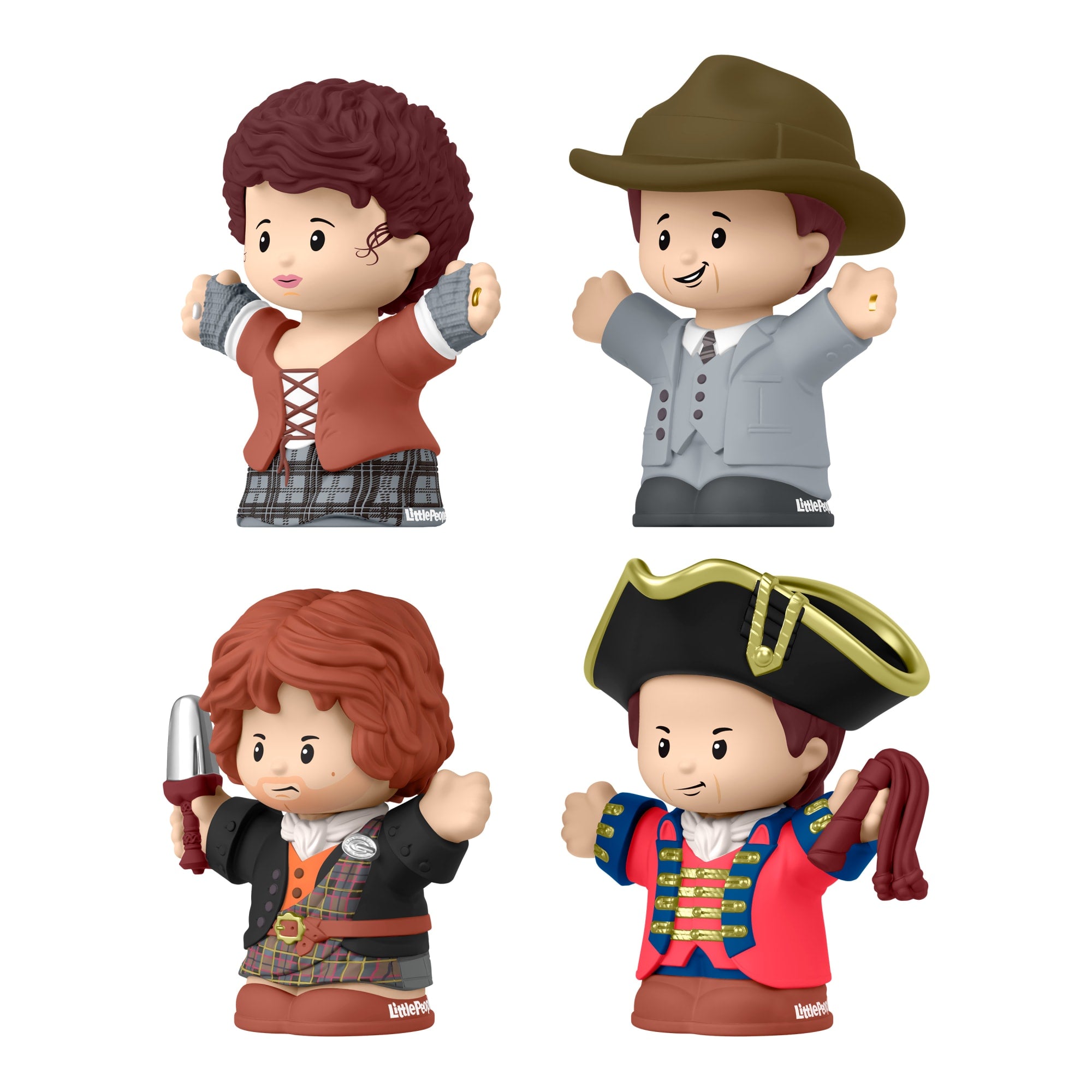 Little People Collector Outlander Special Edition Set For Adults & Fans. 4 Figures - Image 2