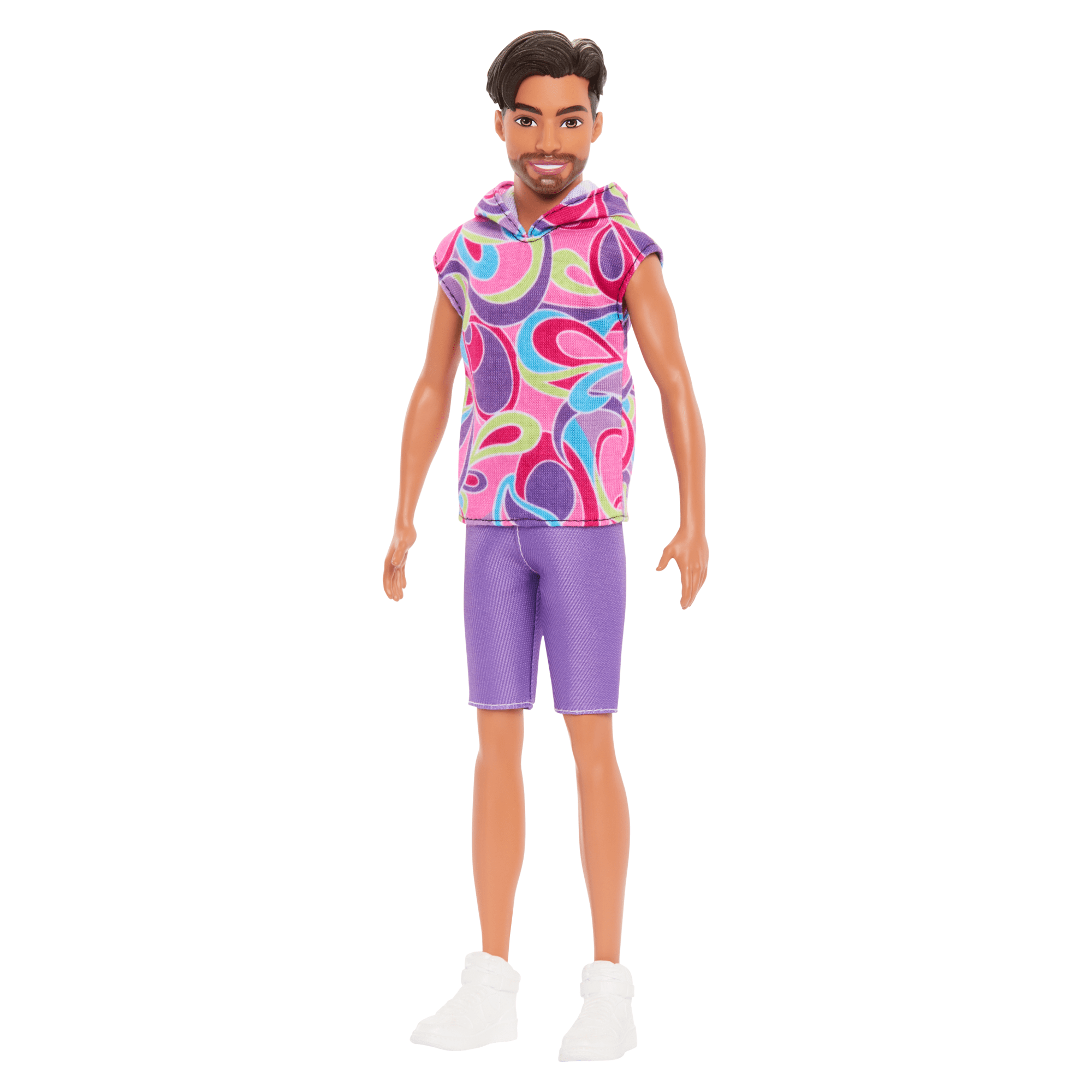 Barbie Fashionistas Ken Doll #227. Brunette Fashion Doll With Totally Hair-Inspired Look. 65th Anniversary - Image 3