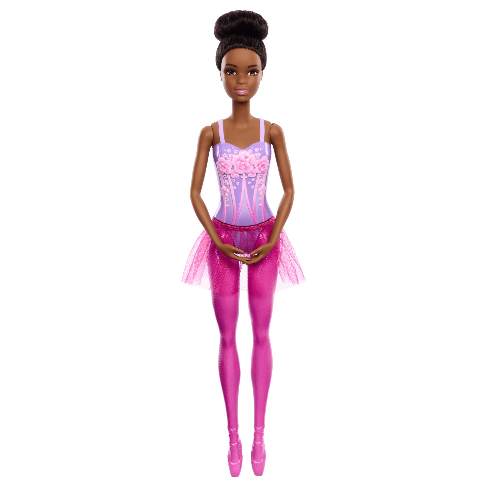 Barbie Ballerina Doll. Brunette Fashion Doll Wearing Purple Removable Tutu - Image 5