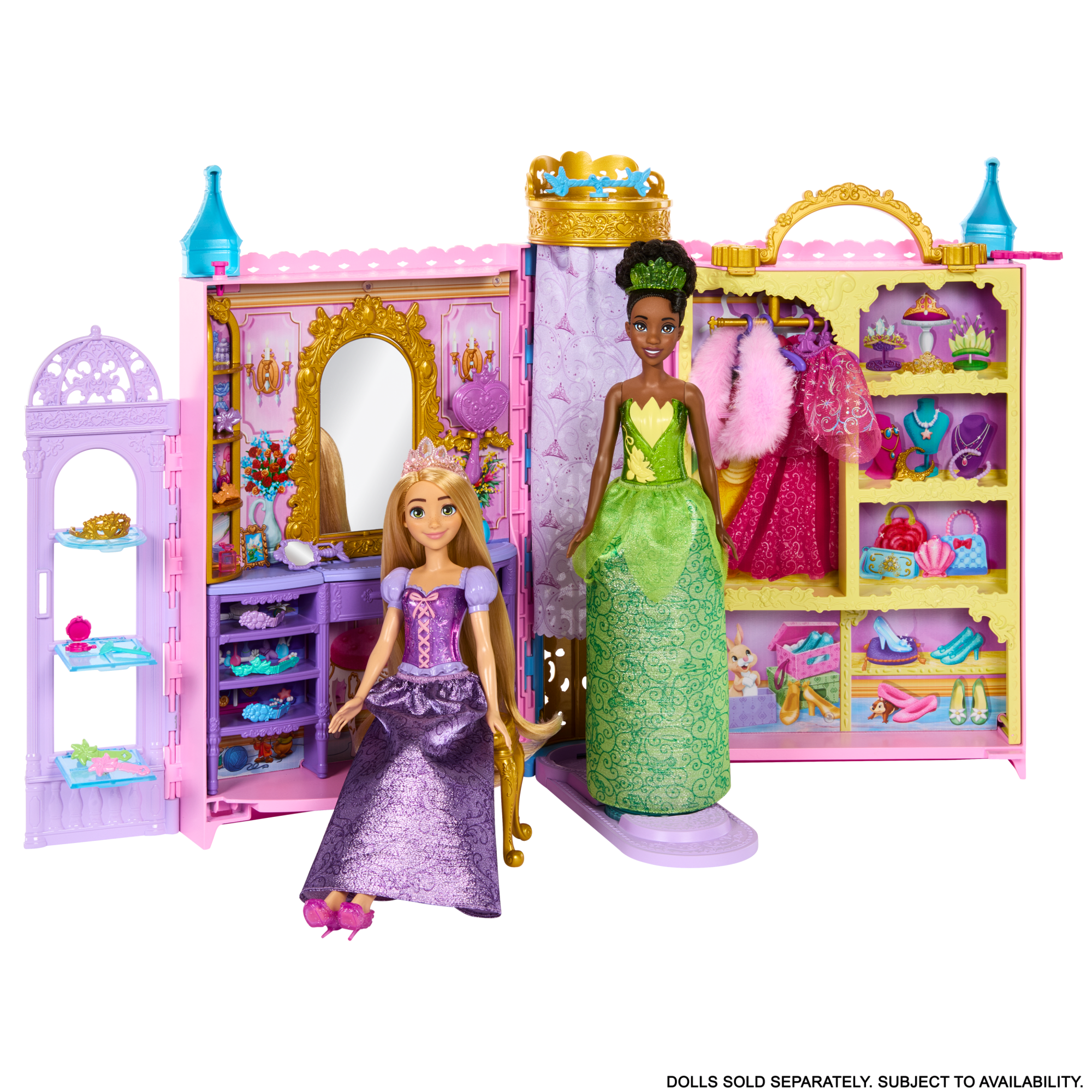 Disney Princess Ready For The Ball Closet With Fashions. Accessories. & Storage. Opens 2 Feet Wide - Image 5
