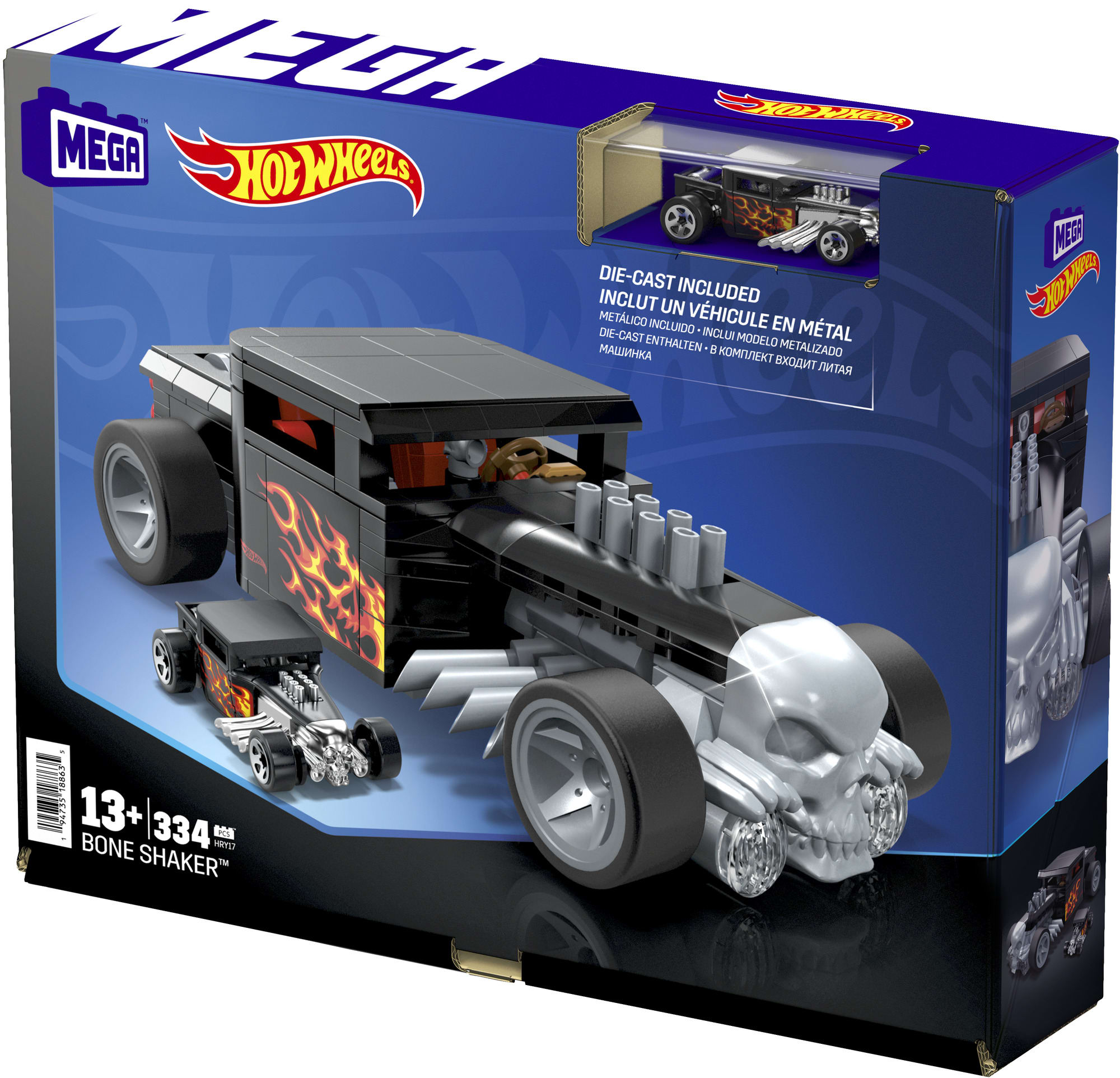 MEGA Showcase Hot Wheels Bone Shaker Building Set - Image 7