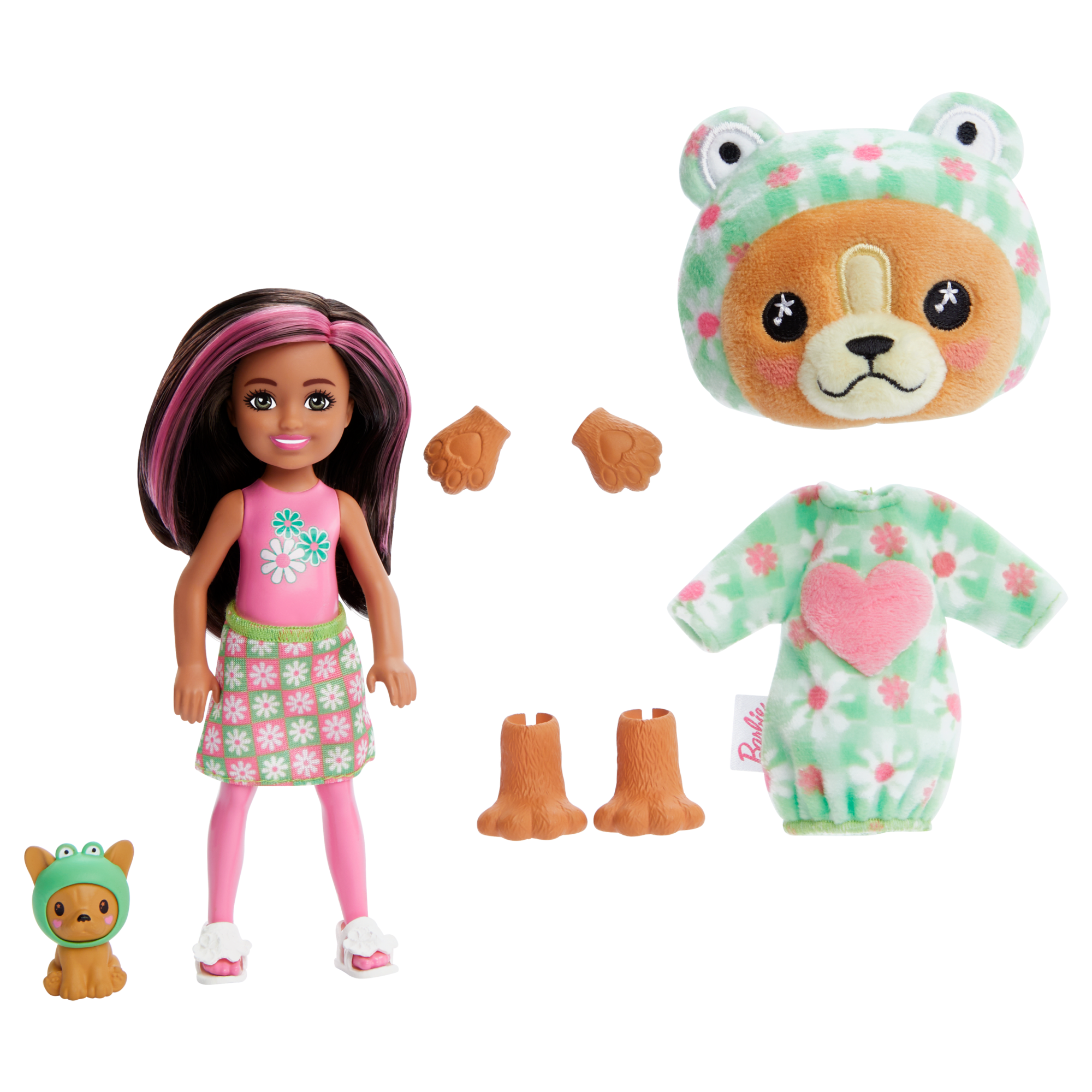 Barbie Cutie Reveal Costume-Themed Series Chelsea Small Doll & Accessories. Puppy As Frog - Image 6