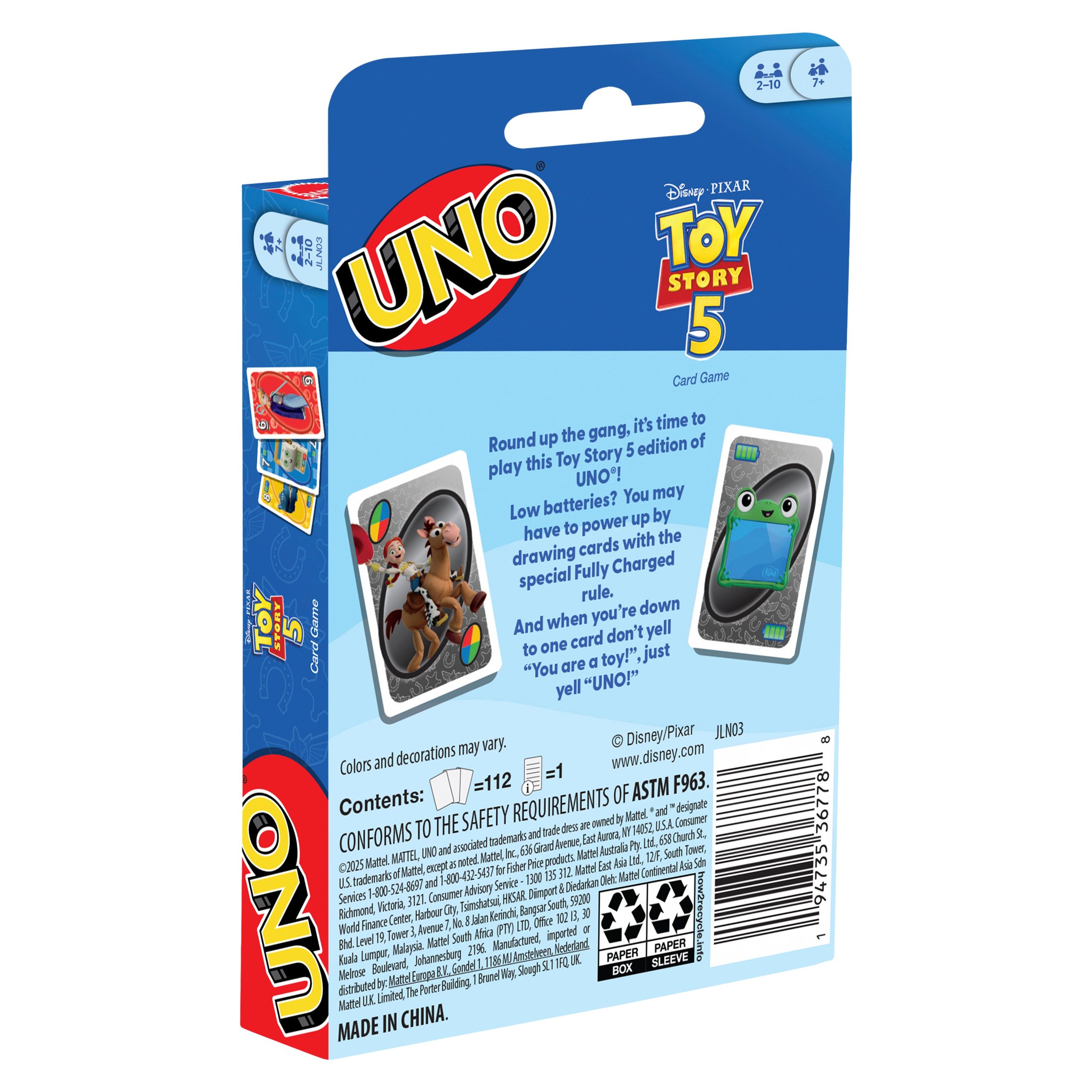 UNO Disney and Pixar Toy Story 5 - Image 8