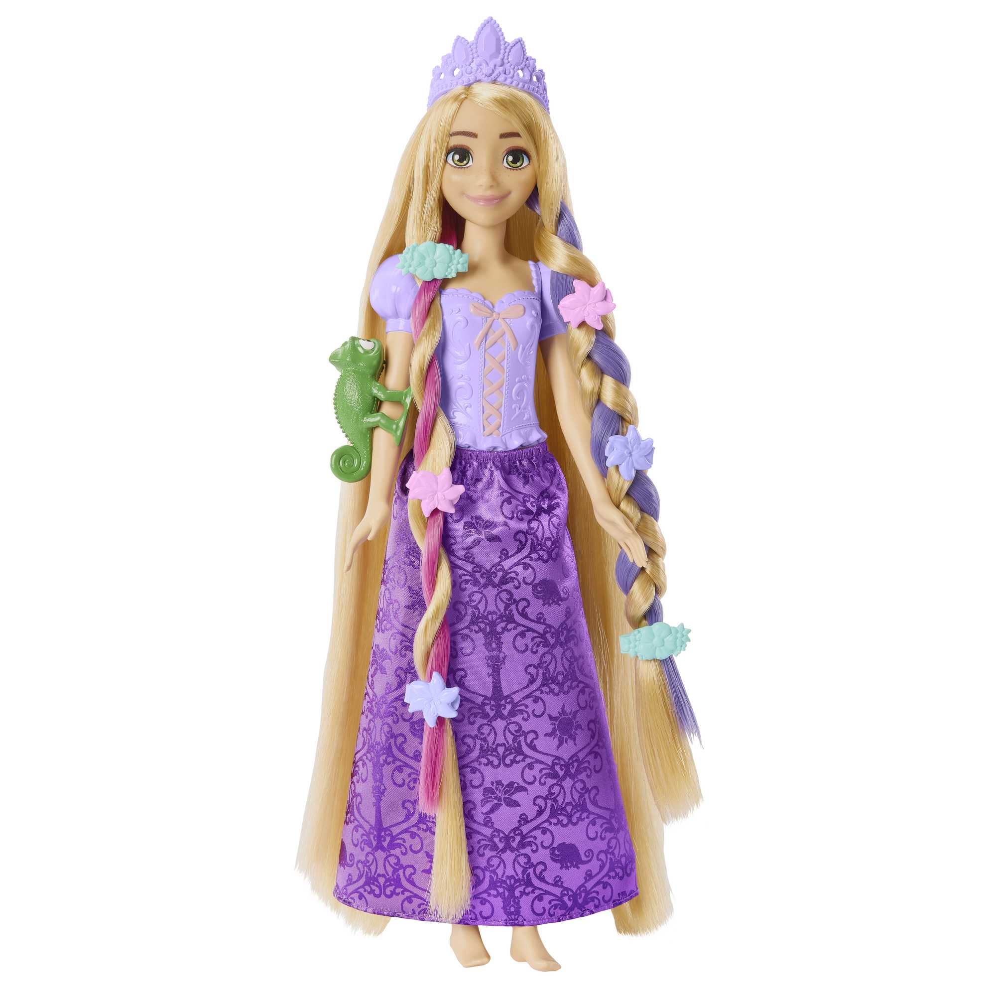 Disney-Princesses Disney-Poupée Raiponce Chevelure Conte de Fées - Image 5