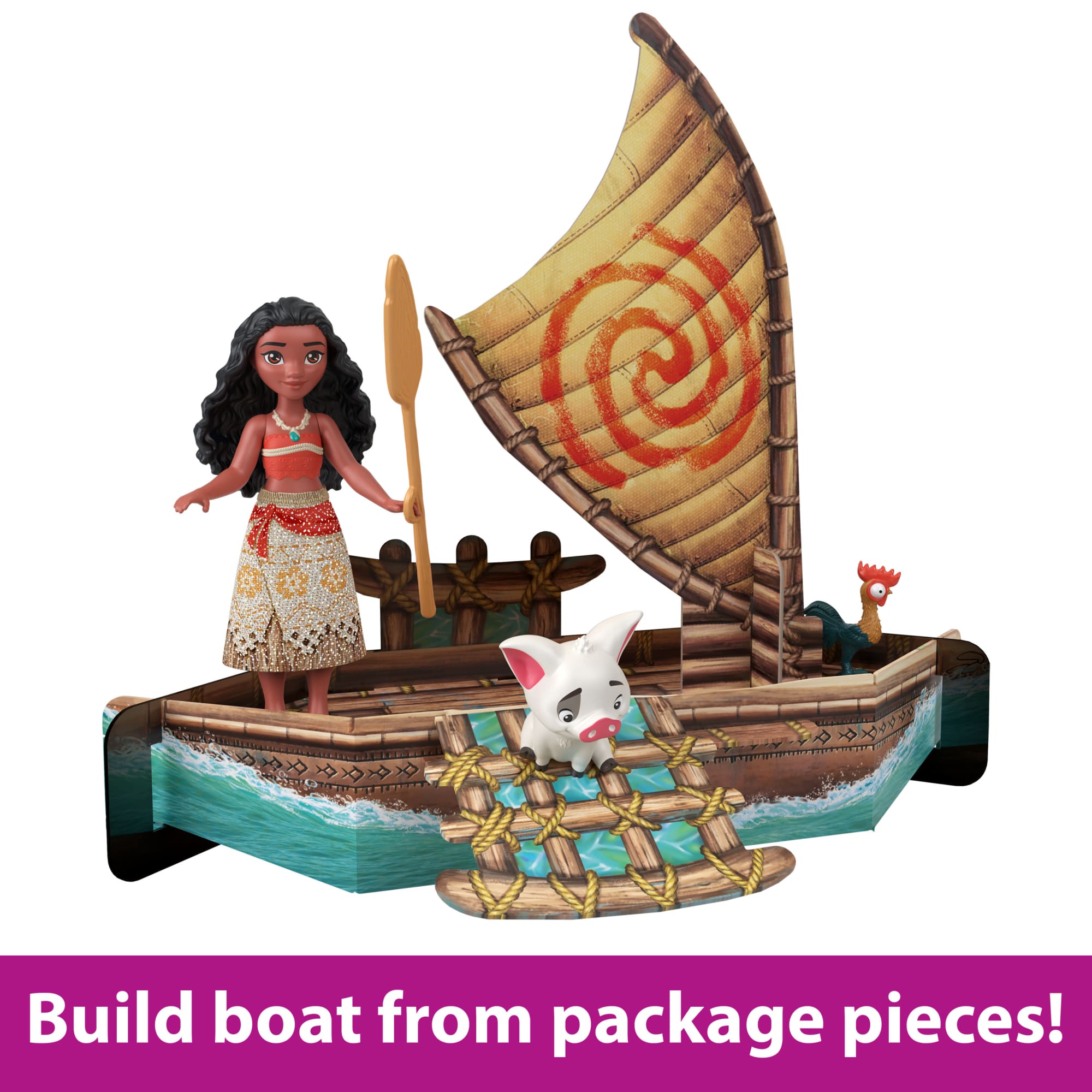 Disney Princess Toys. Moana Story Set. Gifts For Kids - Image 3