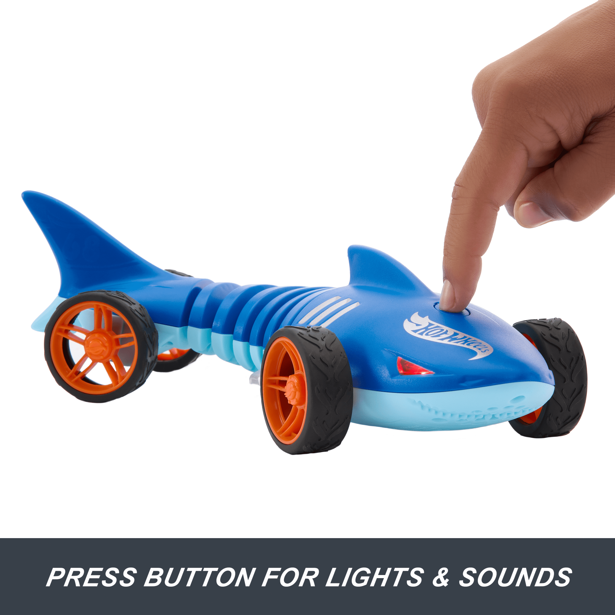 Hot Wheels RC 1:15 Scale Shark Speeder. Battery-Powered Remote-Control Vehicle - Image 4