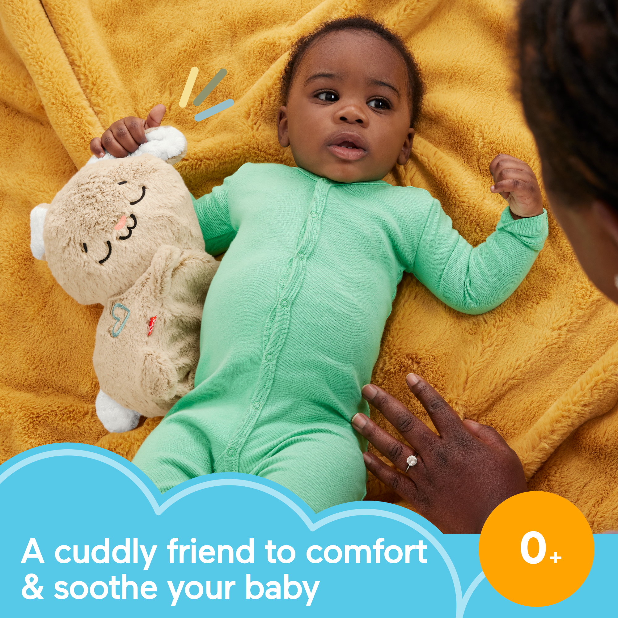 Fisher-Price Soothe & Settle Bunny Plush Baby Toy & Customizable Sound Machine With Motion - Image 2