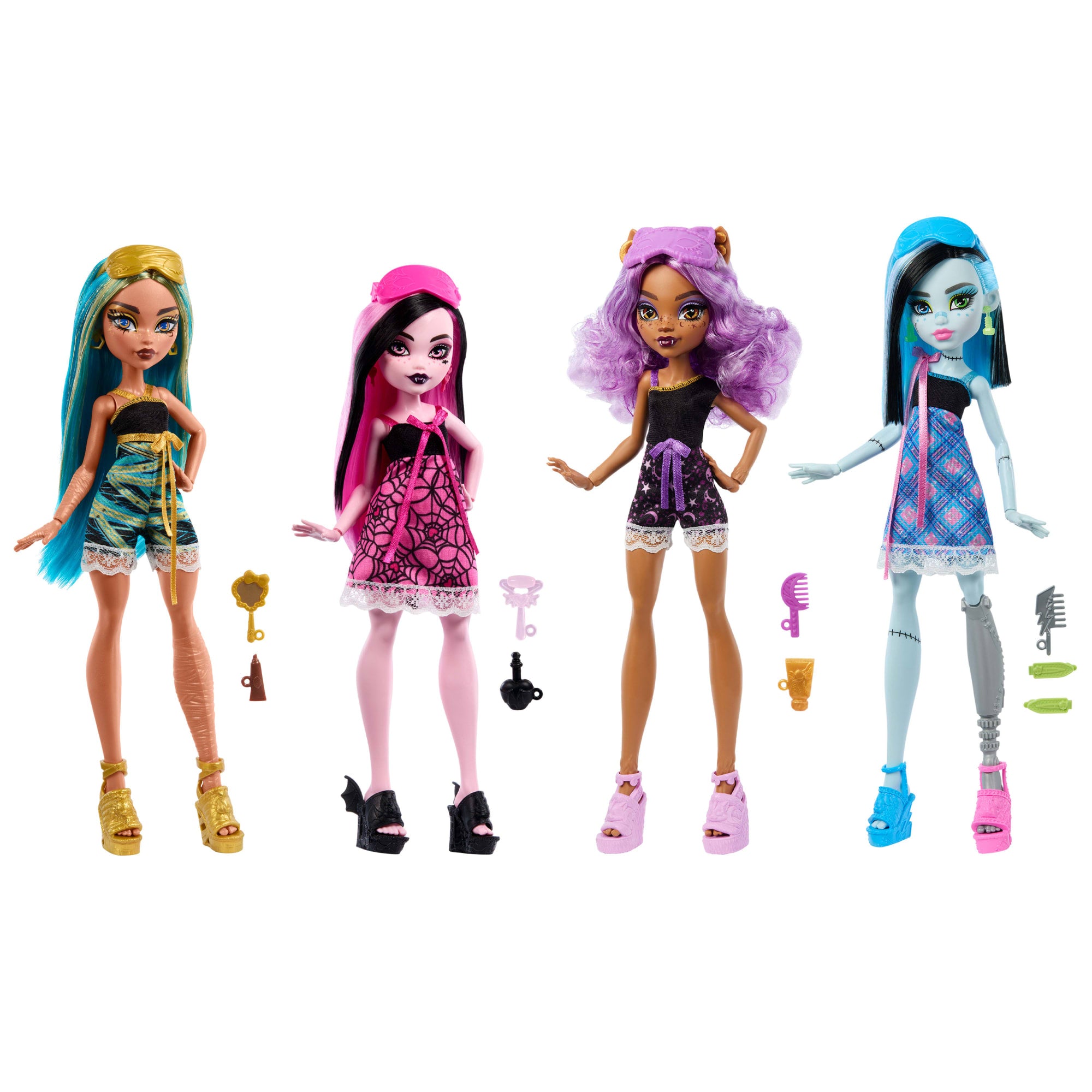 Monster High Muñeca Reveal Pijamas Monstruosas Cleo - Image 3