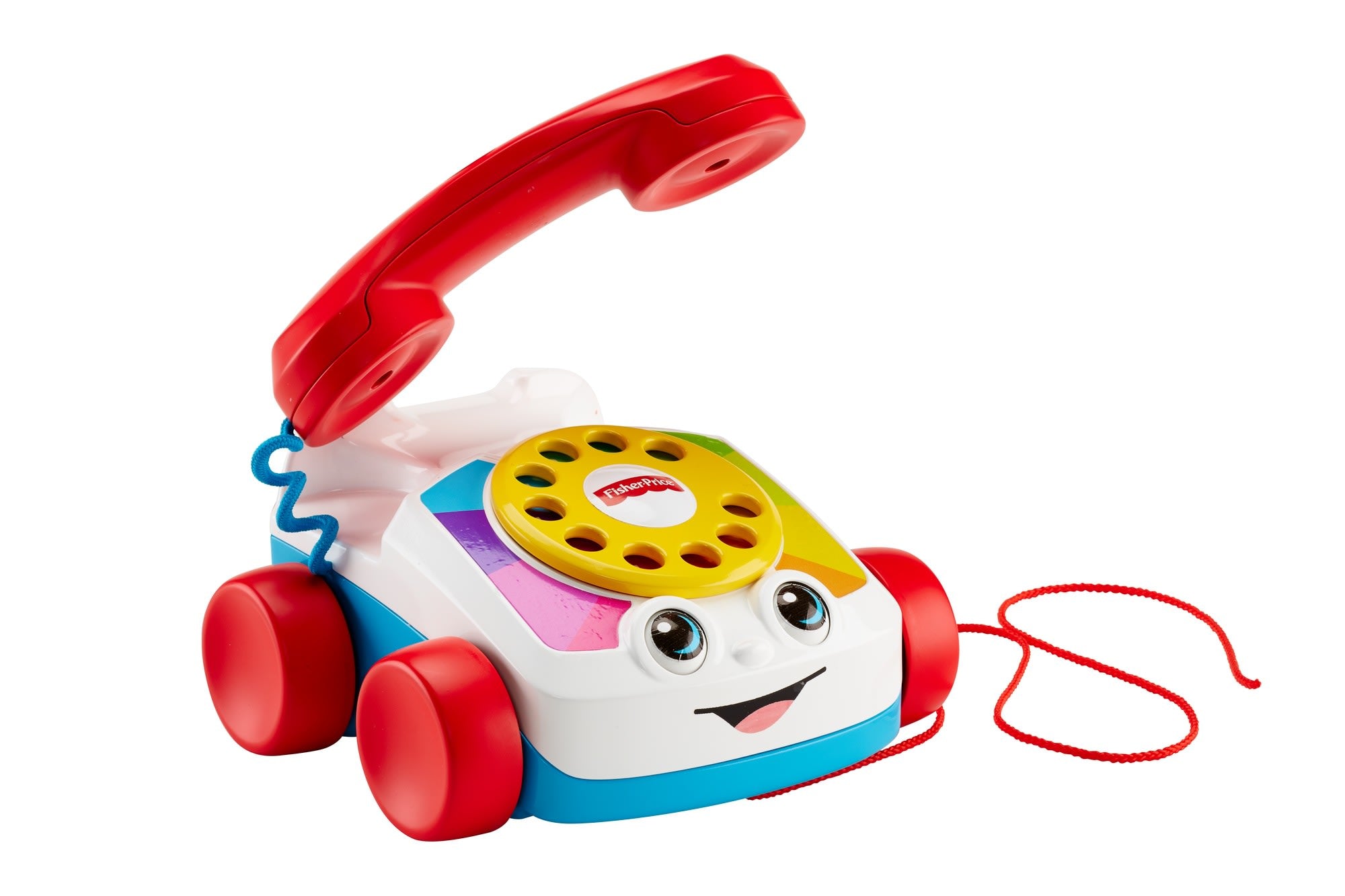 Fisher-Price Chatter Telephone Baby And Toddler Pull Toy Phone With Rotary Dial - Image 3