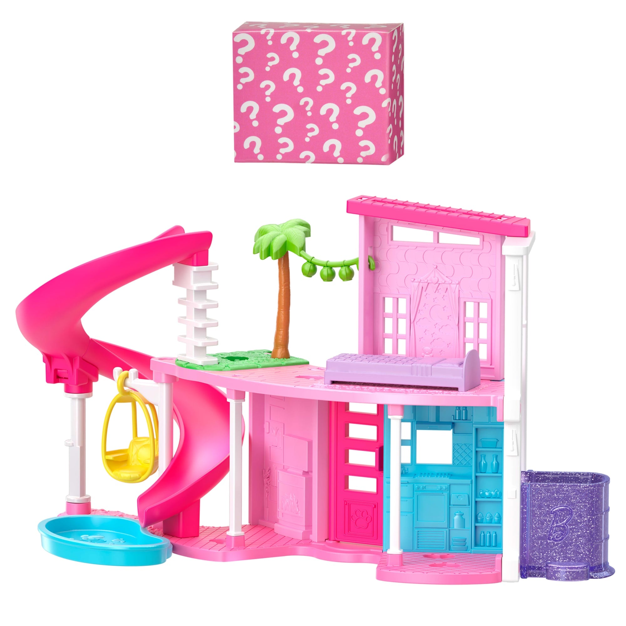 Barbie Mini Barbieland Dreamhouse & 2-Vehicle Playset With 5 1.5-inch Dolls. Furniture & Accessories - Image 5