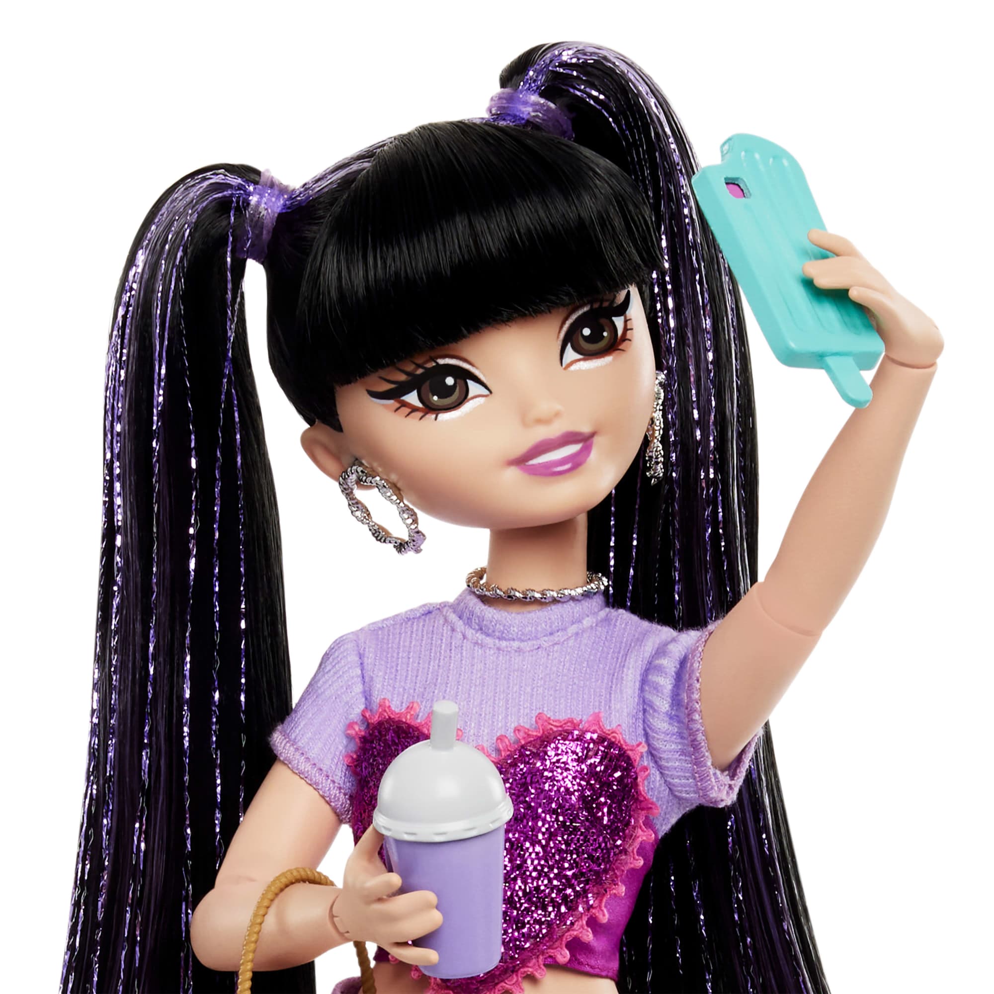 Barbie-Équipe de Rêve Renee-Poupée Avec 11Accessoires Nourriture - Image 4
