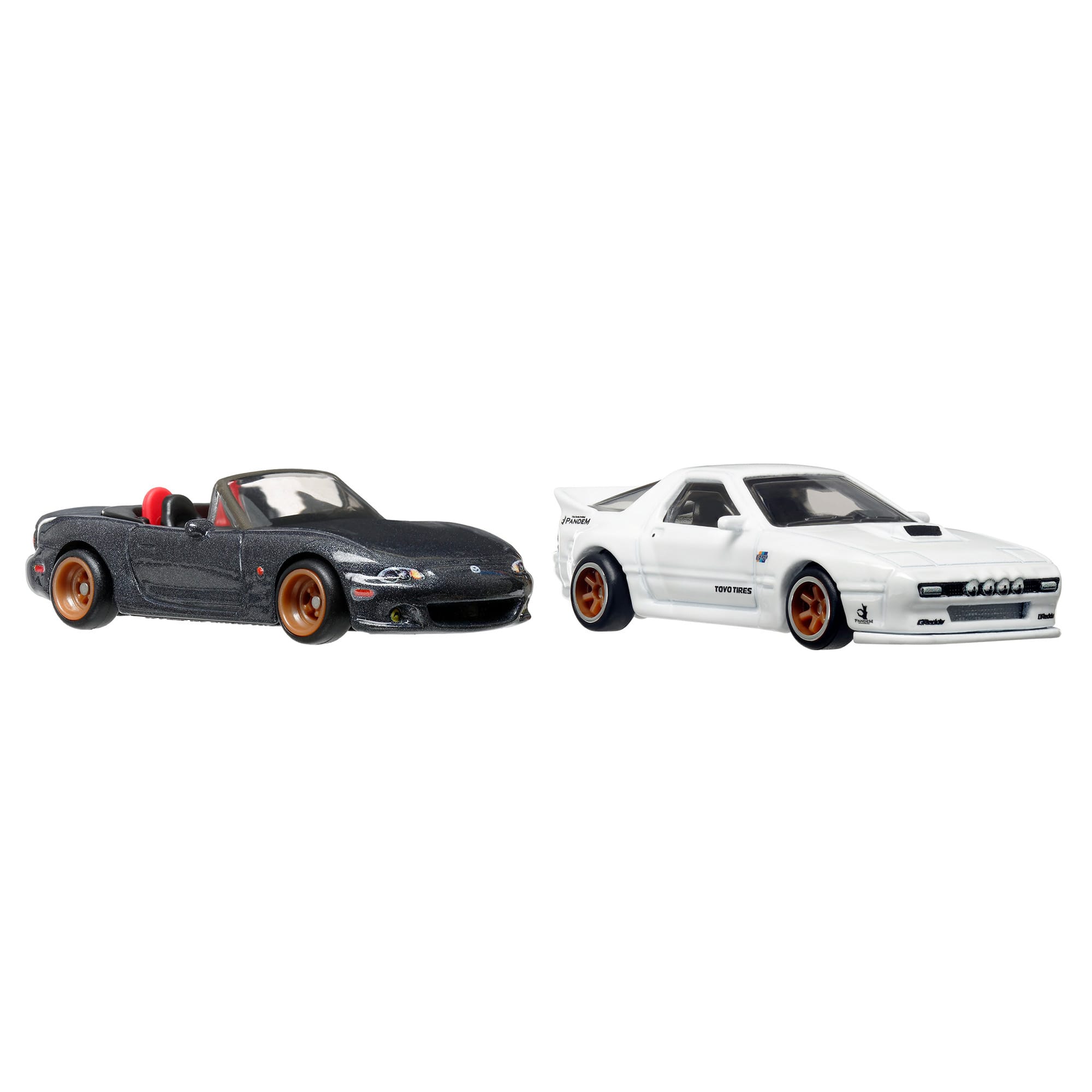 Hot Wheels Premium Car Culture 2-Pack - '04 Mazda Mazdaspeed Miata & Mazda RX7 FC Pandem - Image 3