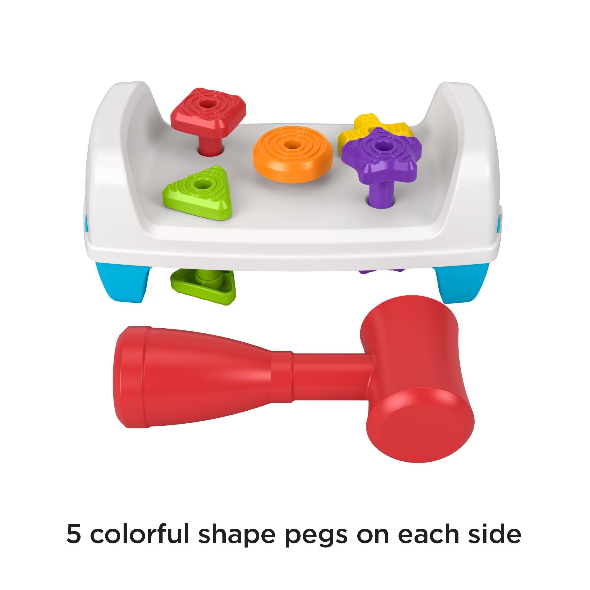 Fisher-Price Tap & Turn Bench. Double-Sided infant & Toddler Toy - Image 5