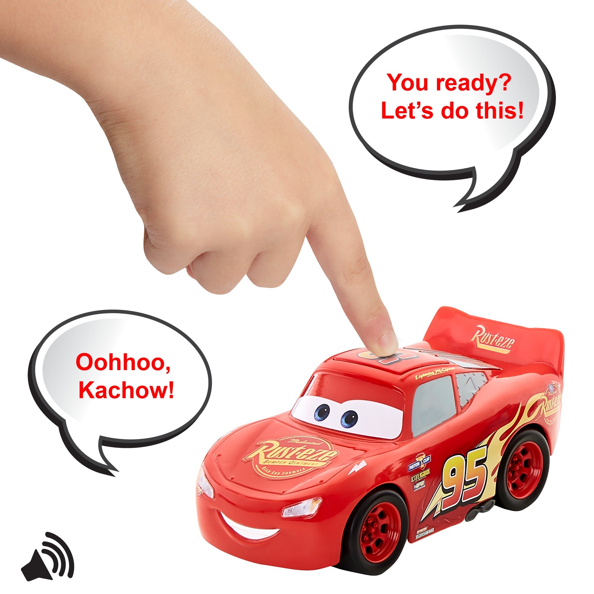 Disney And Pixar Cars Track Talkers Toy Vehicles. Lightning Mcqueen Talking Car. 5.5-Inch Character Collectible - Image 2