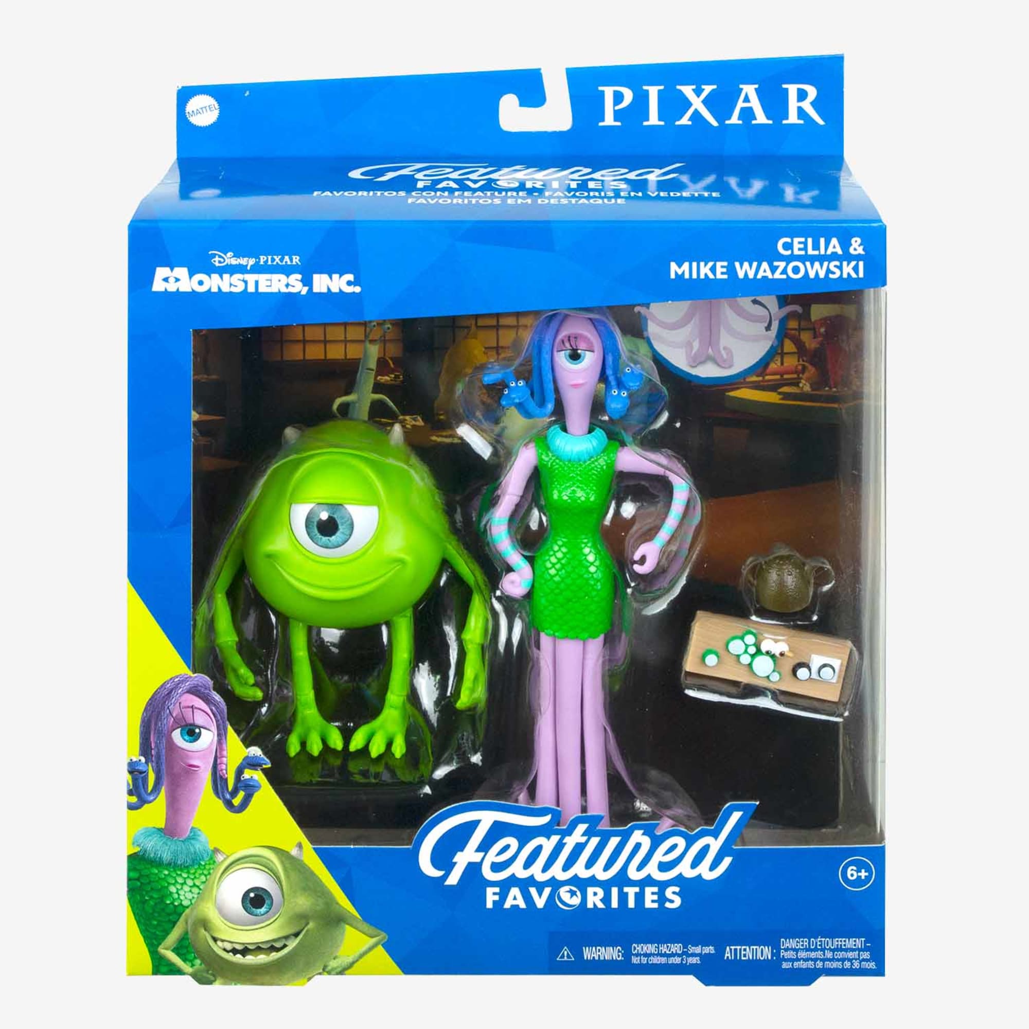 Pixar Featured Favorites Celia & Mike Monsters Inc Figures - Image 9