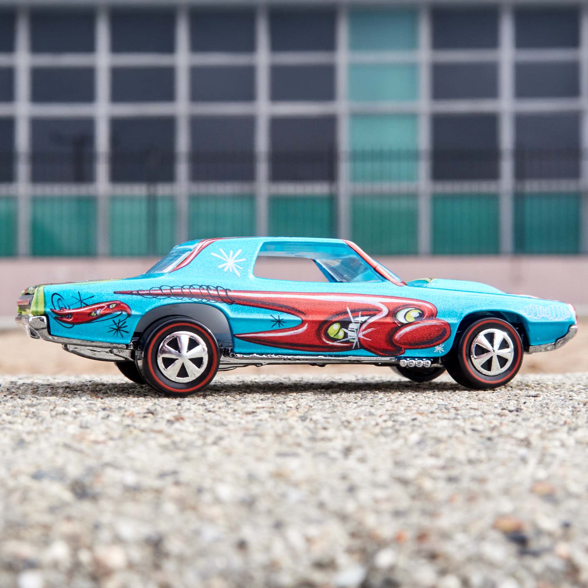 Hot Wheels x Kenny Scharf Signed Custom T-Bird - Image 5